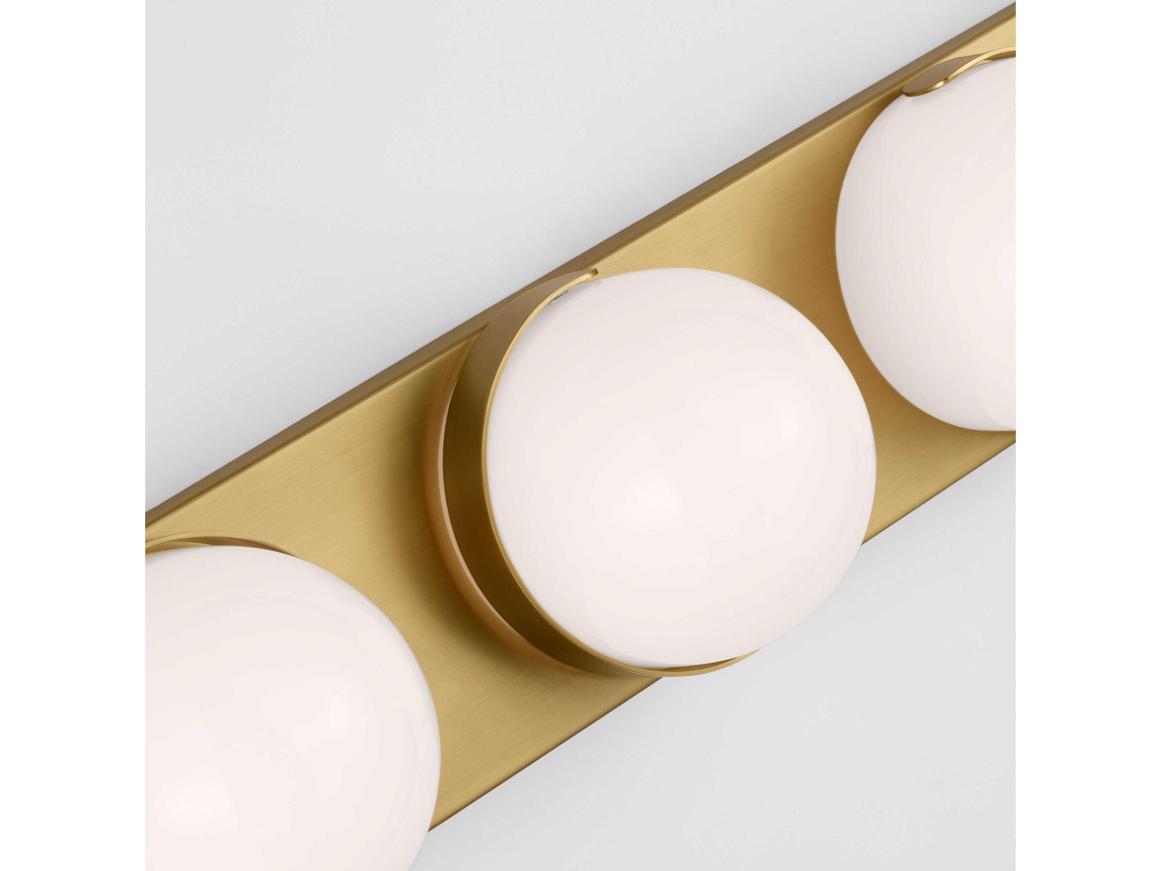 Visual Comfort Studio Syrie 4-Light Burnished Brass Vanity Light