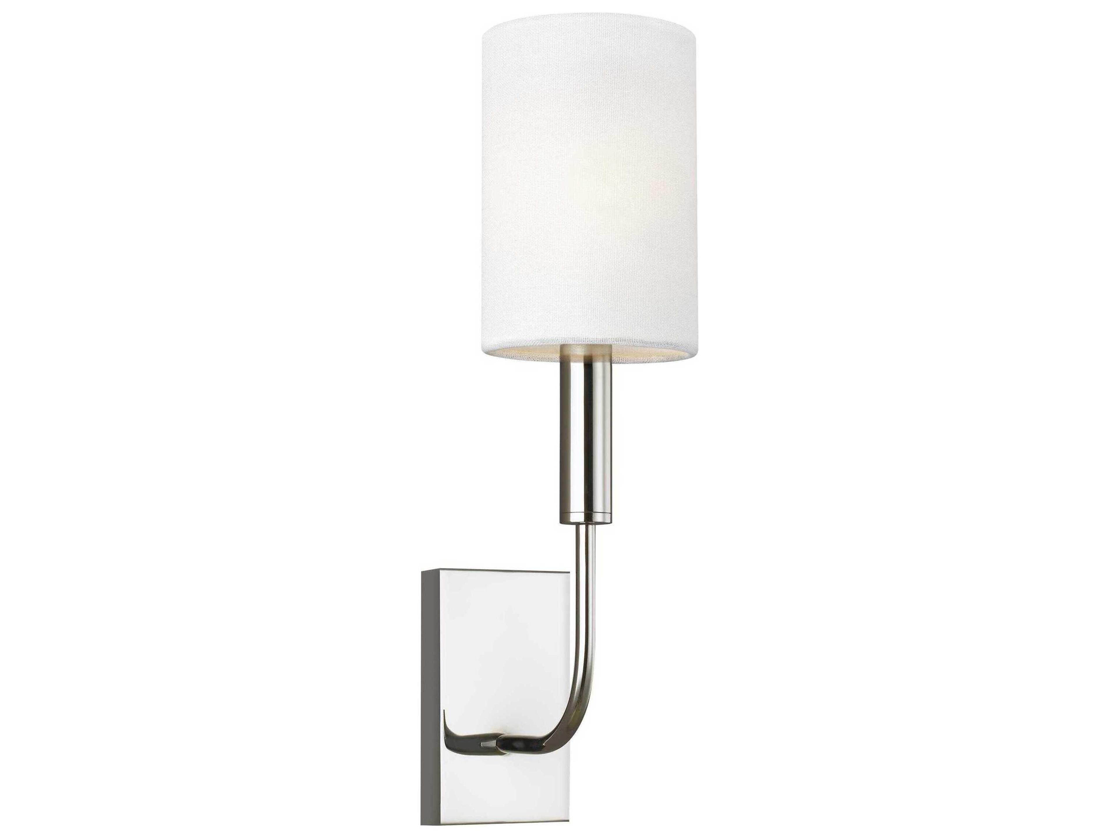 1 Light Wall Sconce Brianna Polished Nickel