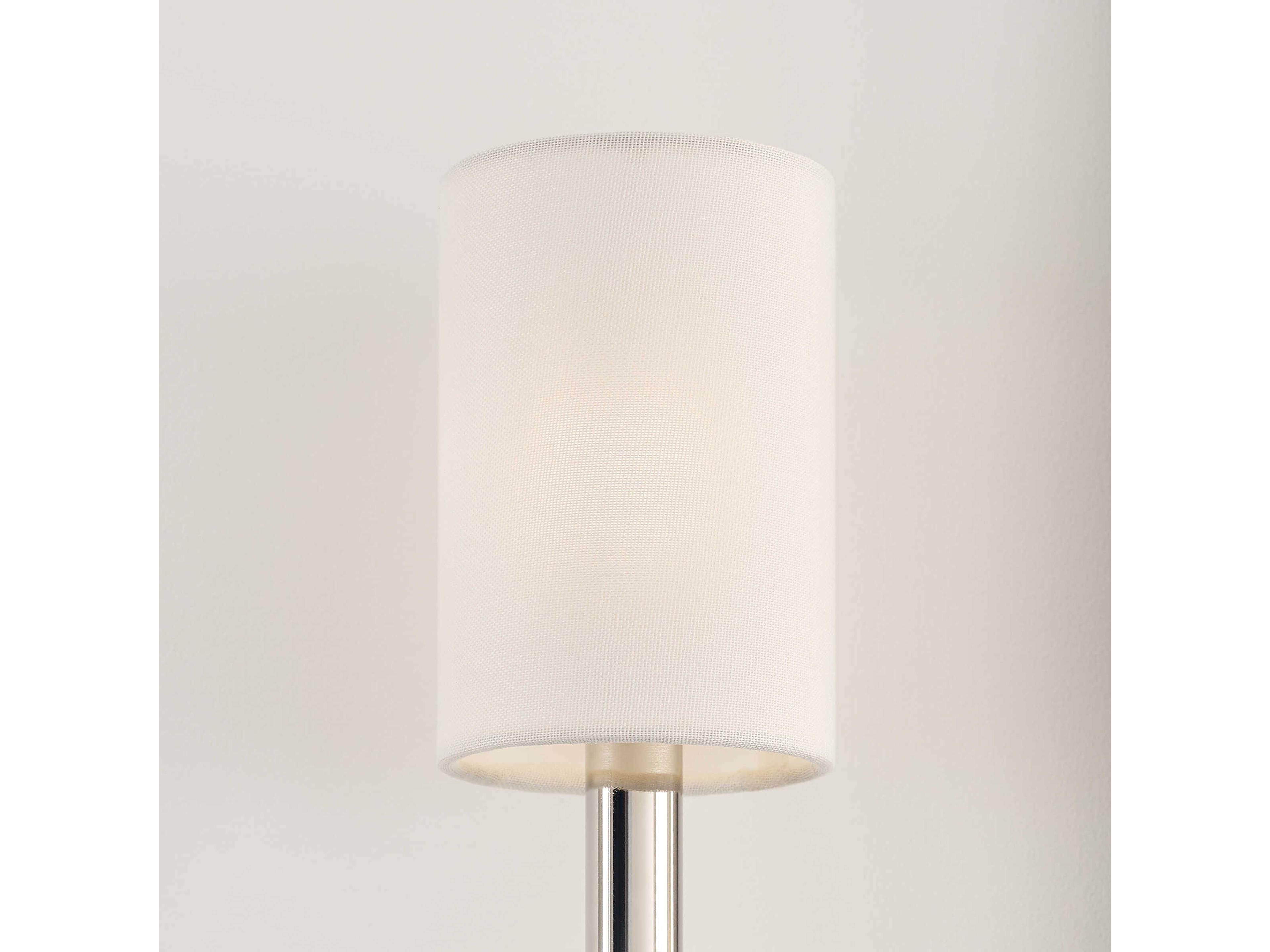 Visual Comfort Studio Brianna 1-Light Polished Nickel Wall Sconce