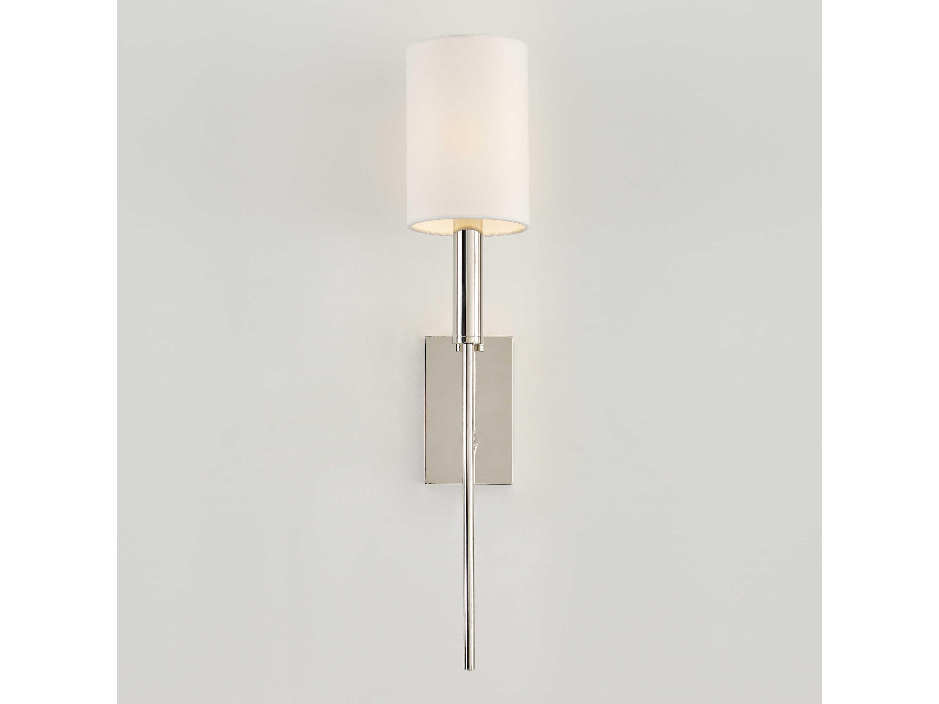 Visual Comfort Studio Brianna 1-Light Polished Nickel Wall Sconce