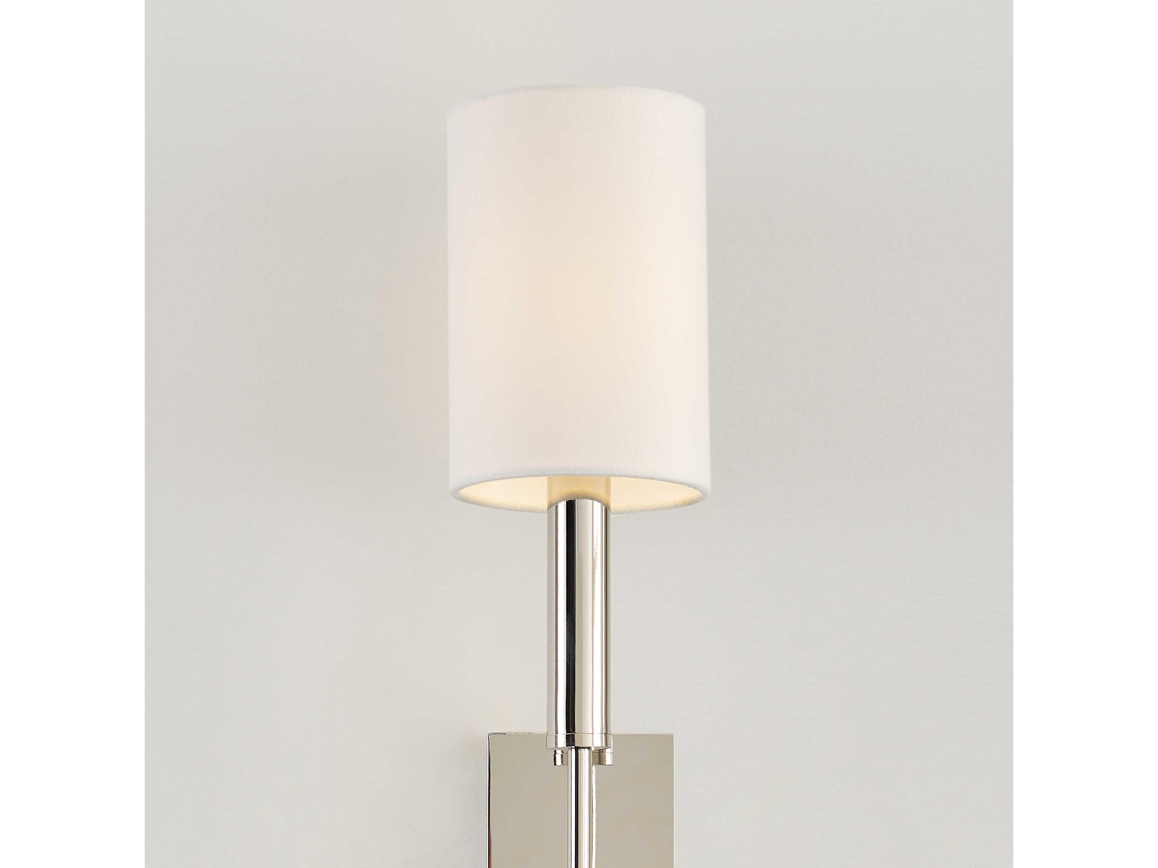 Visual Comfort Studio Brianna 1-Light Polished Nickel Wall Sconce