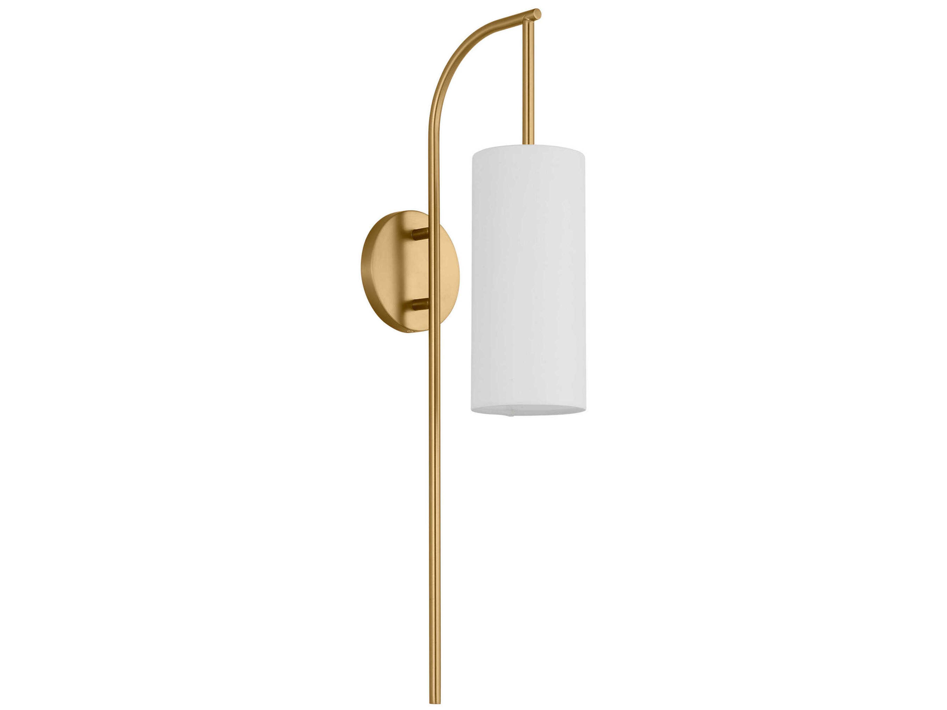 Visual Comfort Studio Lowell 1-Light Burnished Brass Wall Sconce