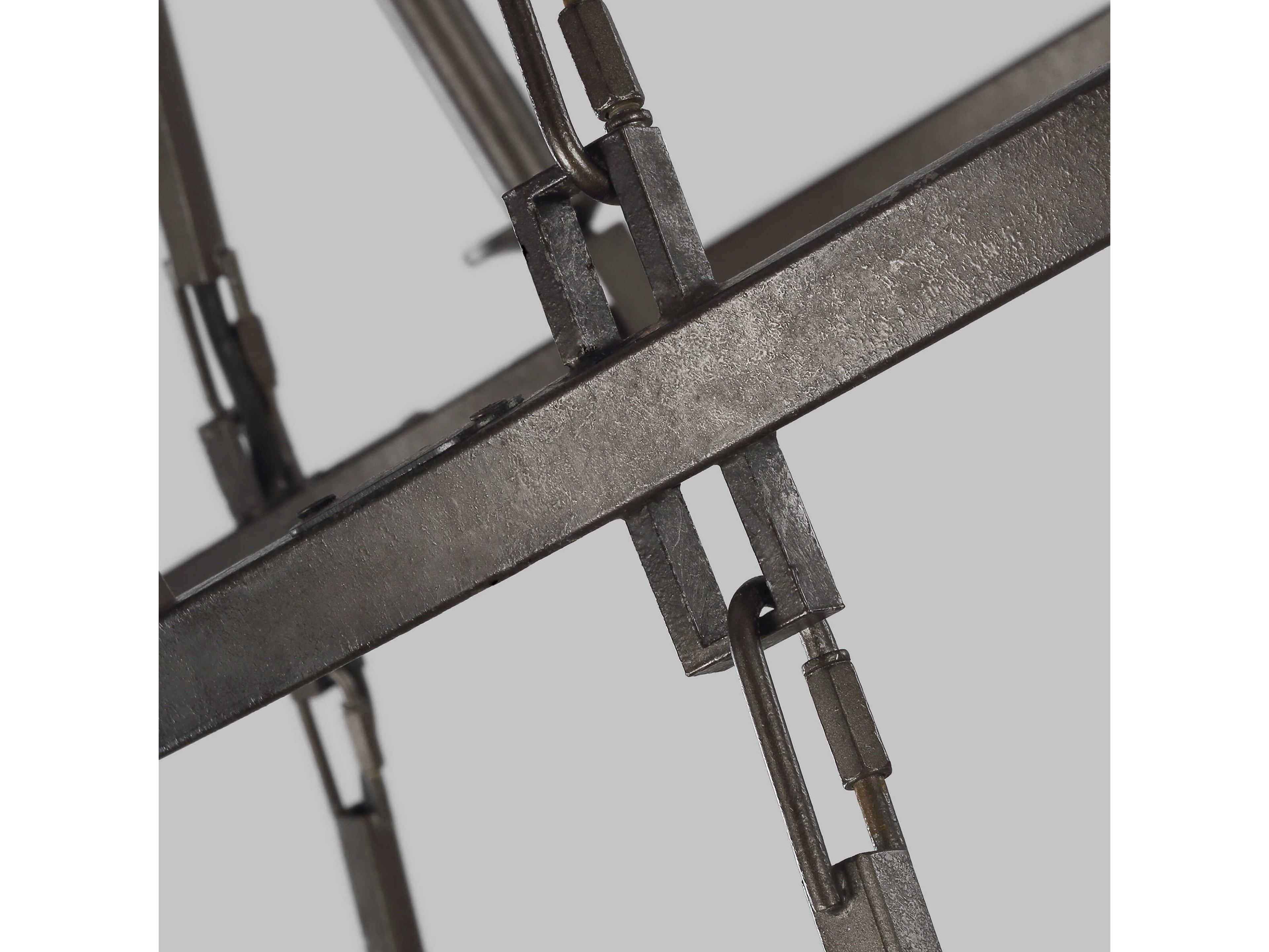 Visual Comfort Studio Landen 20-Light Smith Steel Candelabra Chandelier