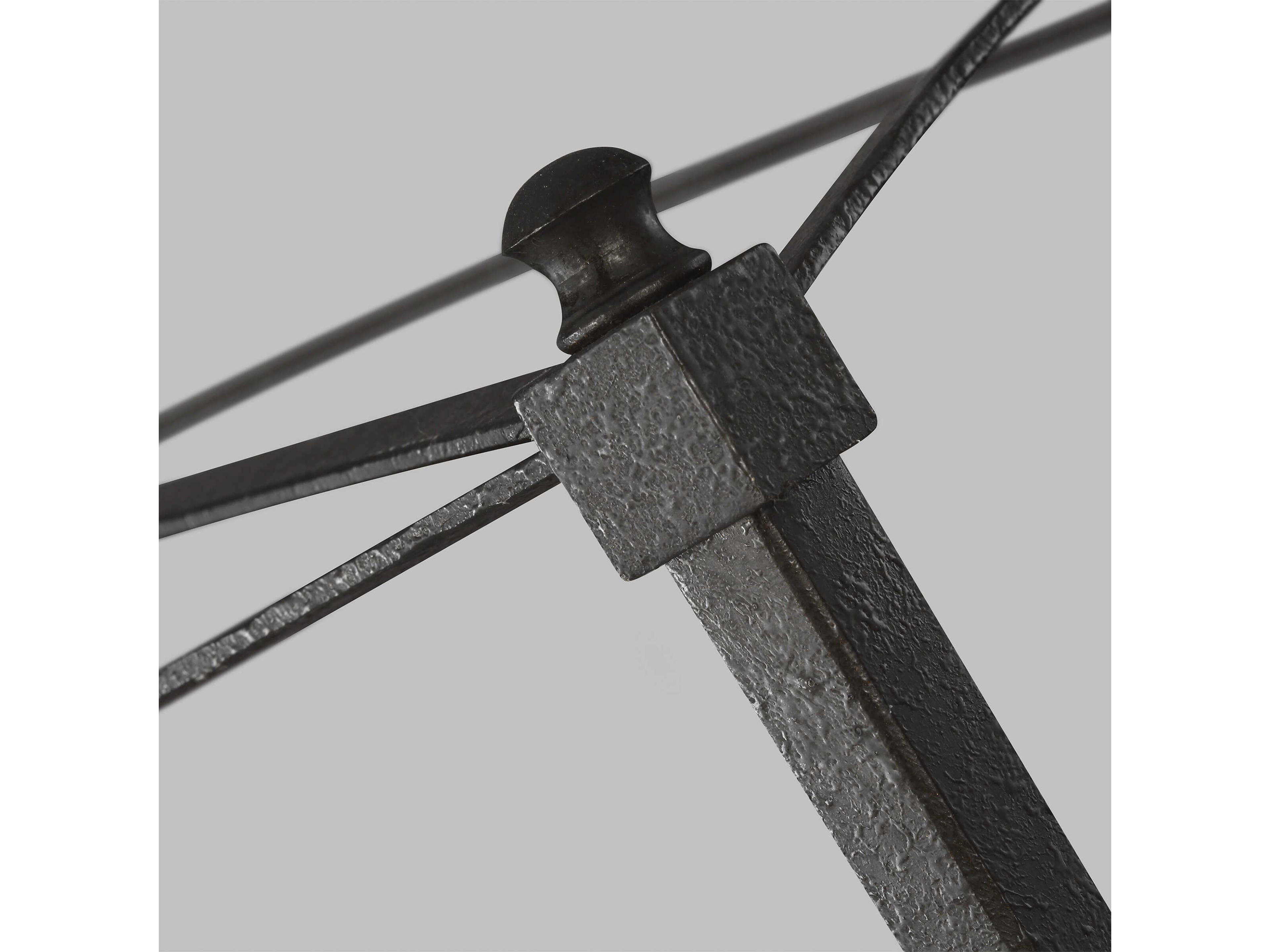 Visual Comfort Studio Thayer 5-Light Smith Steel Linear Island Pendant