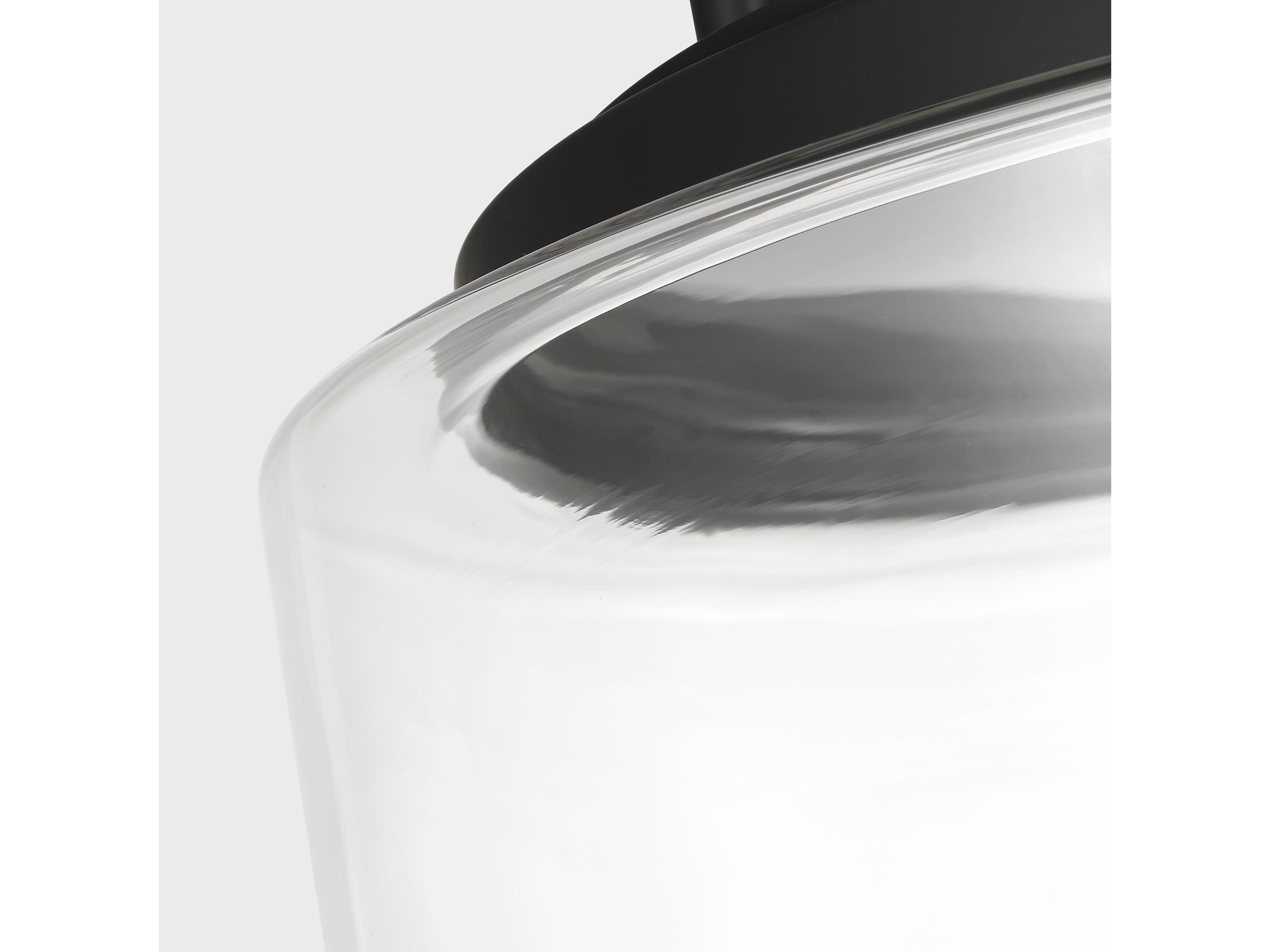 Visual Comfort Studio Anders 1-Light Midnight Black Cylinder Pendant