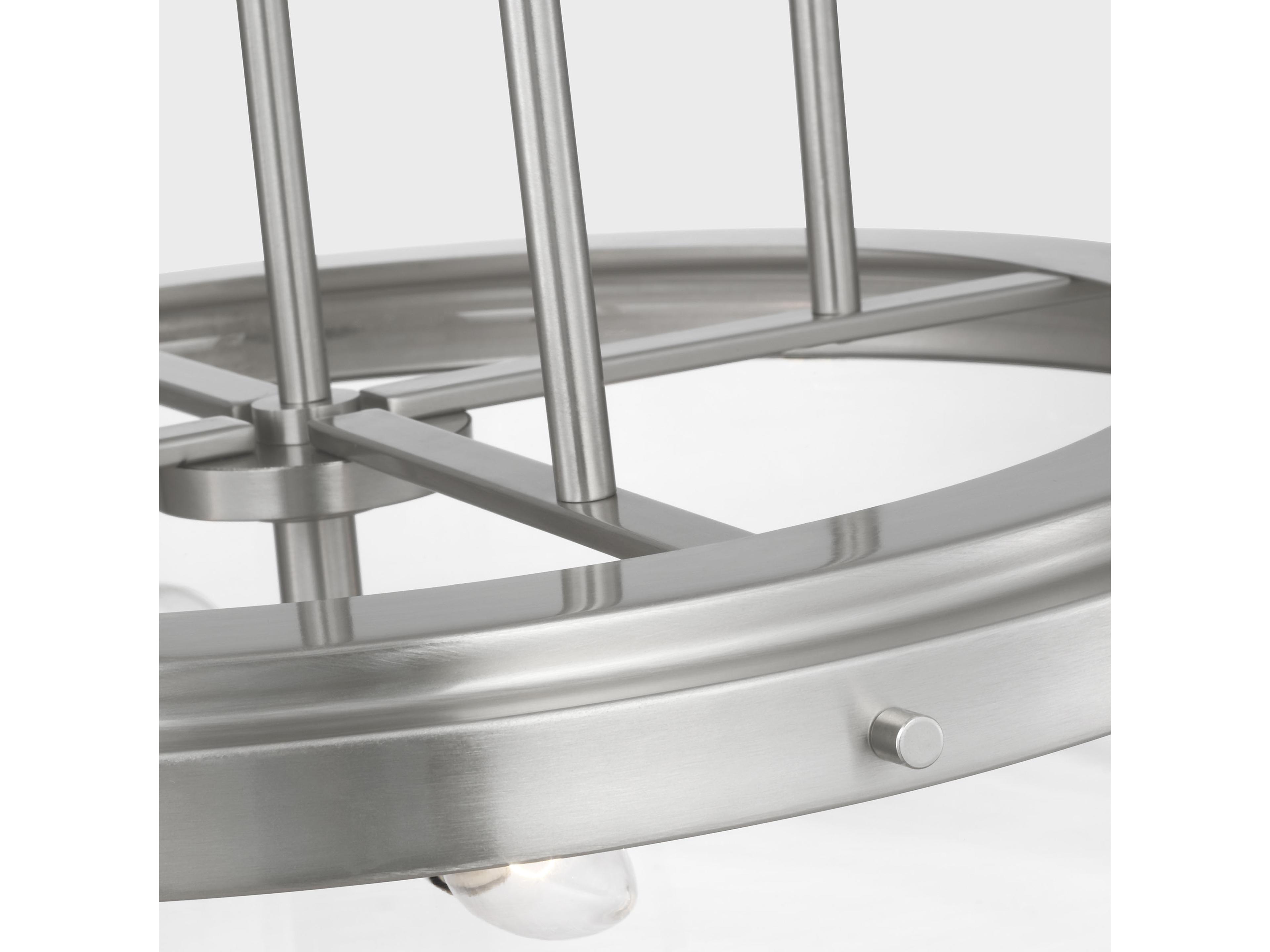 Visual Comfort Studio Anders 4-Light Brushed Nickel Pendant