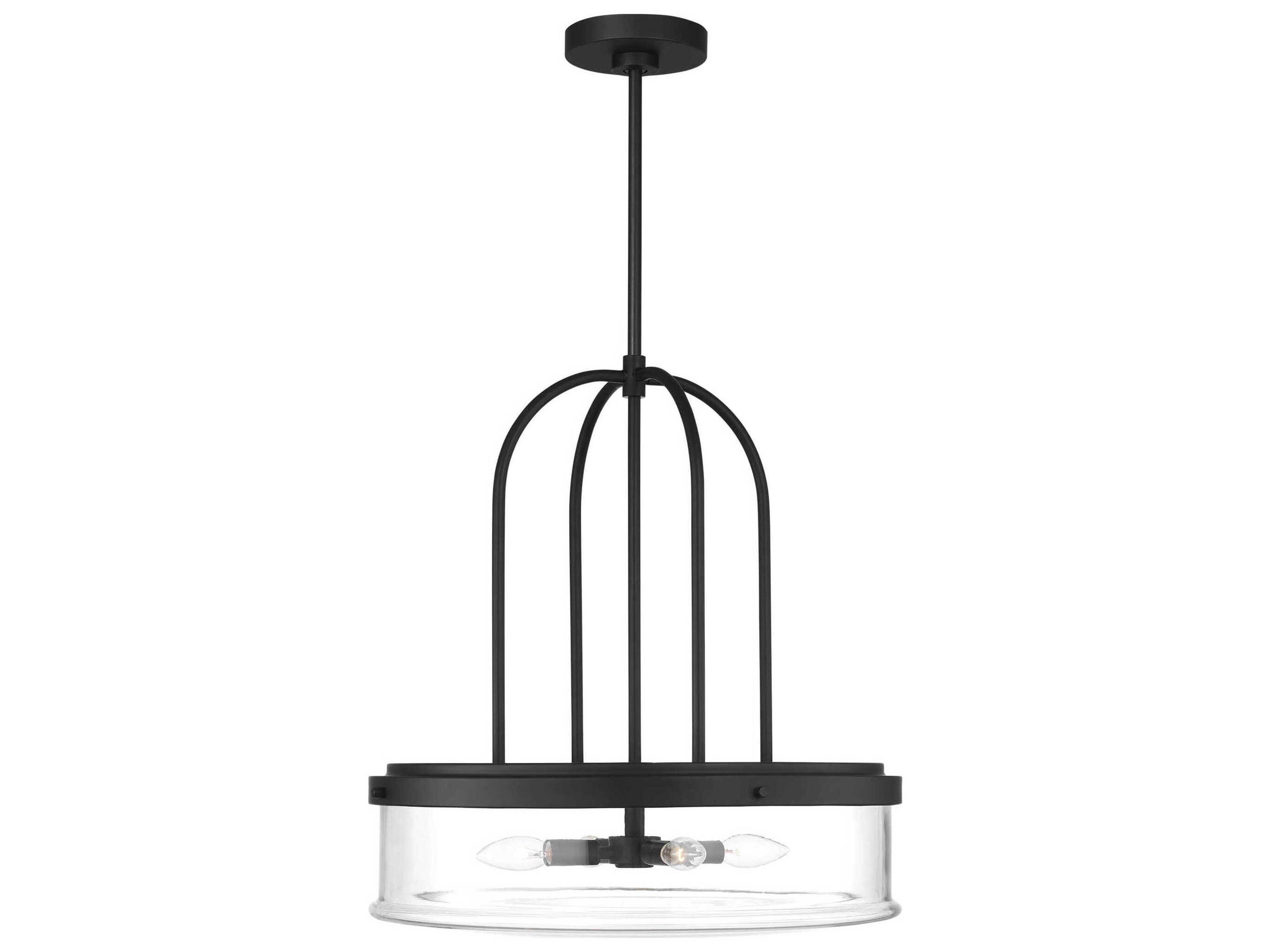 Visual Comfort Studio Anders 4-Light Midnight Black Pendant