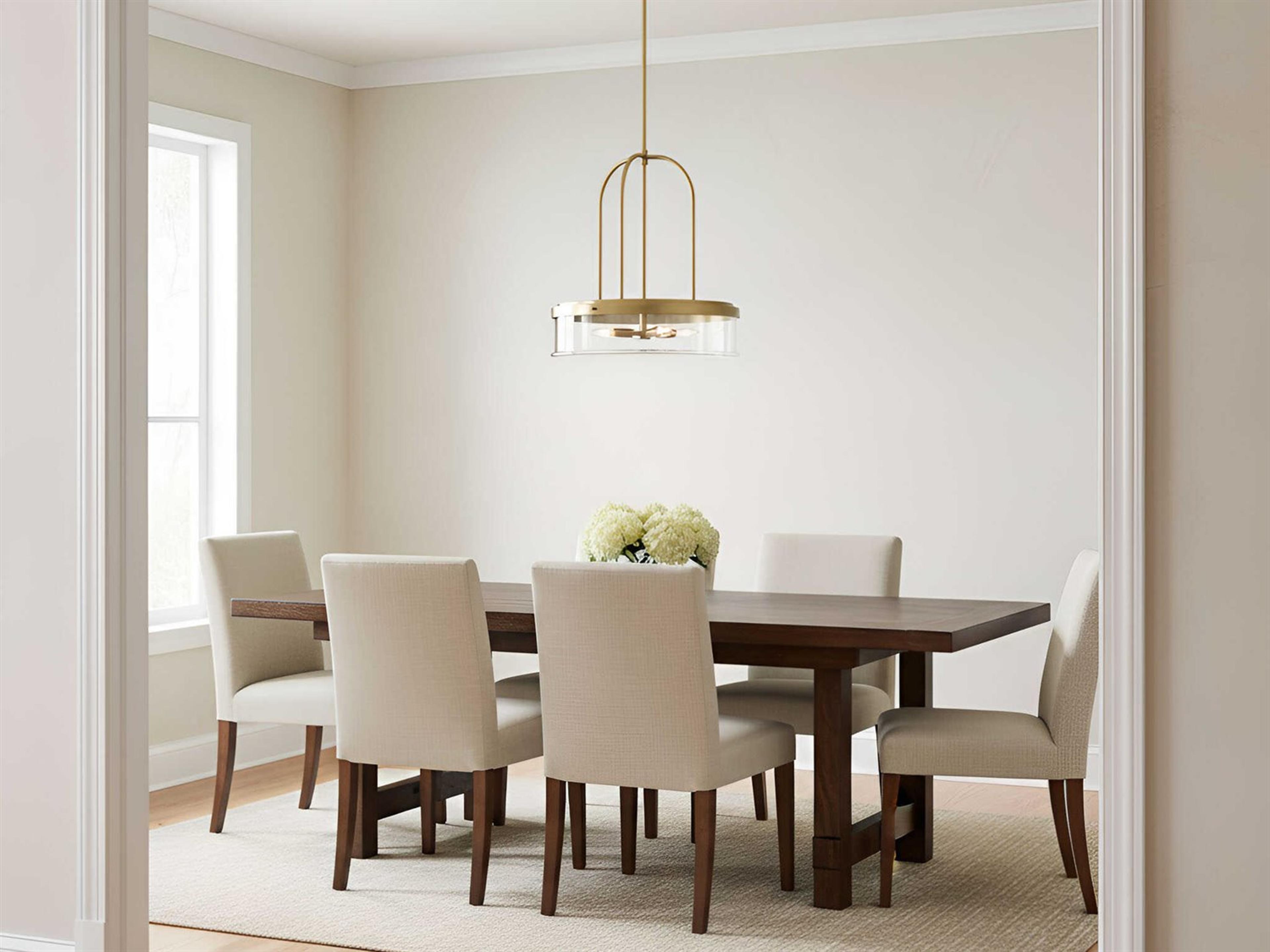 Visual Comfort Studio Anders 4-Light Satin Brass Pendant