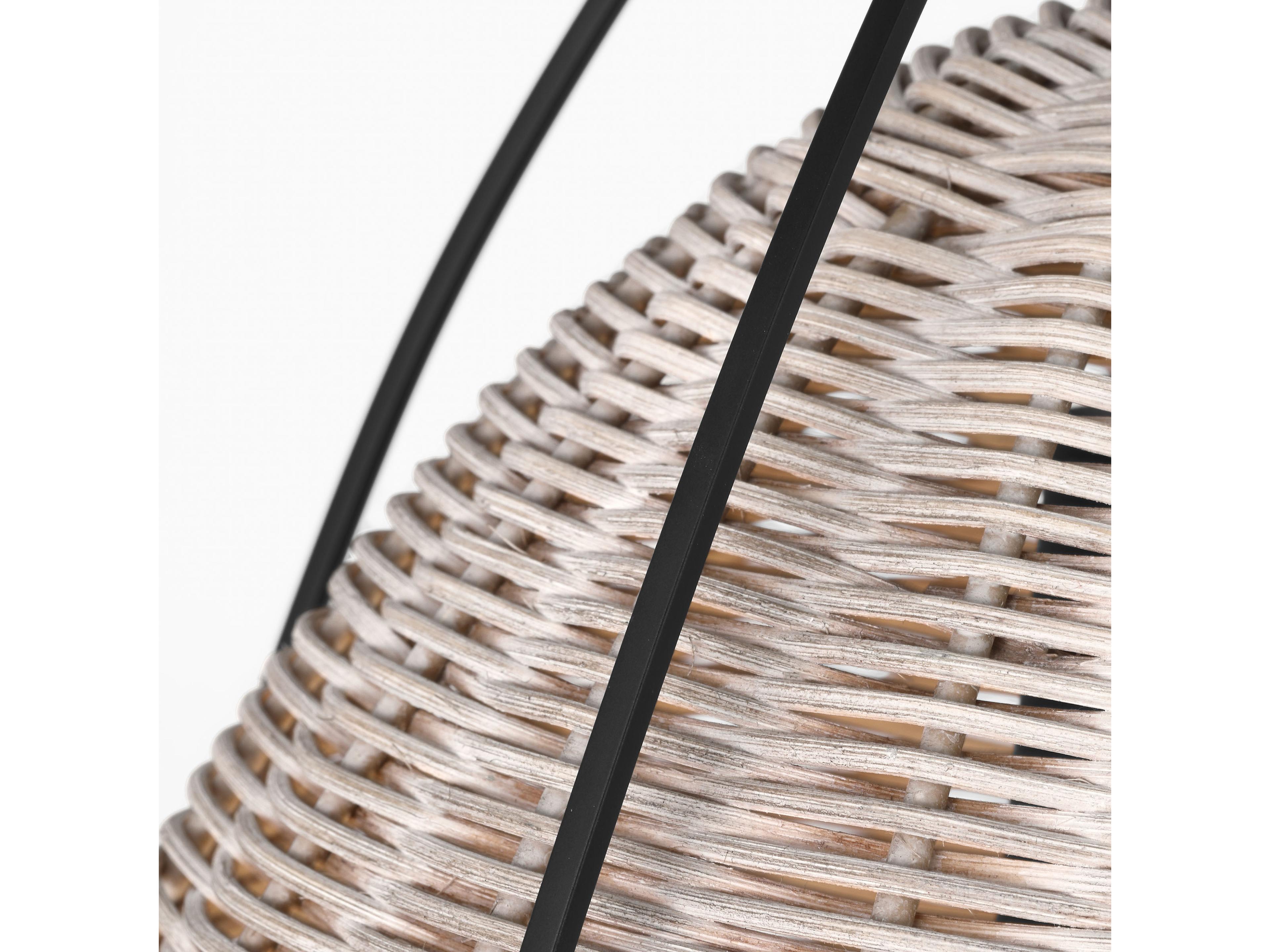 Visual Comfort Studio Norman 1-Light Matte Black Brown Dome Pendant