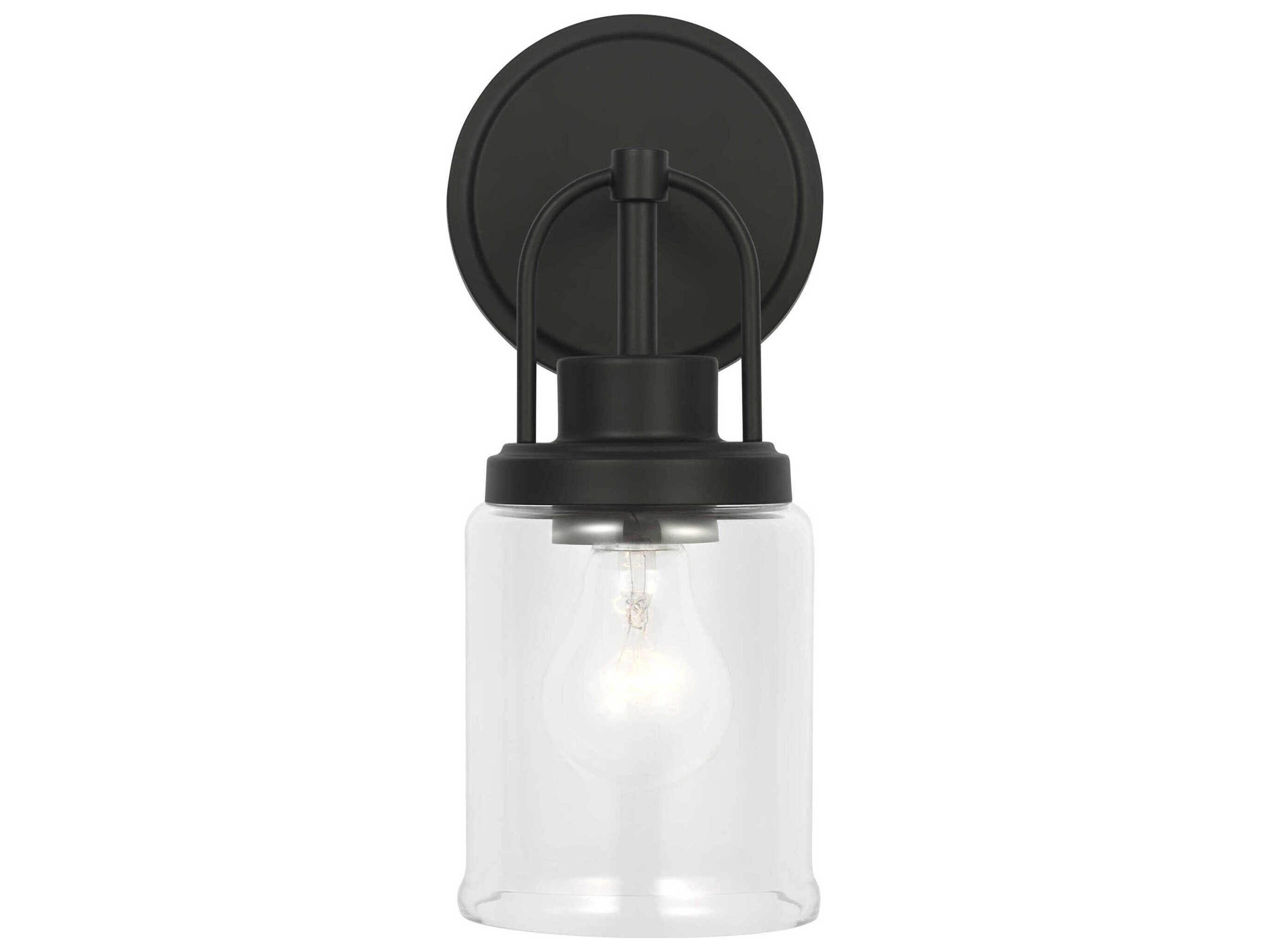 Visual Comfort Studio Anders 1-Light Midnight Black Wall Sconce