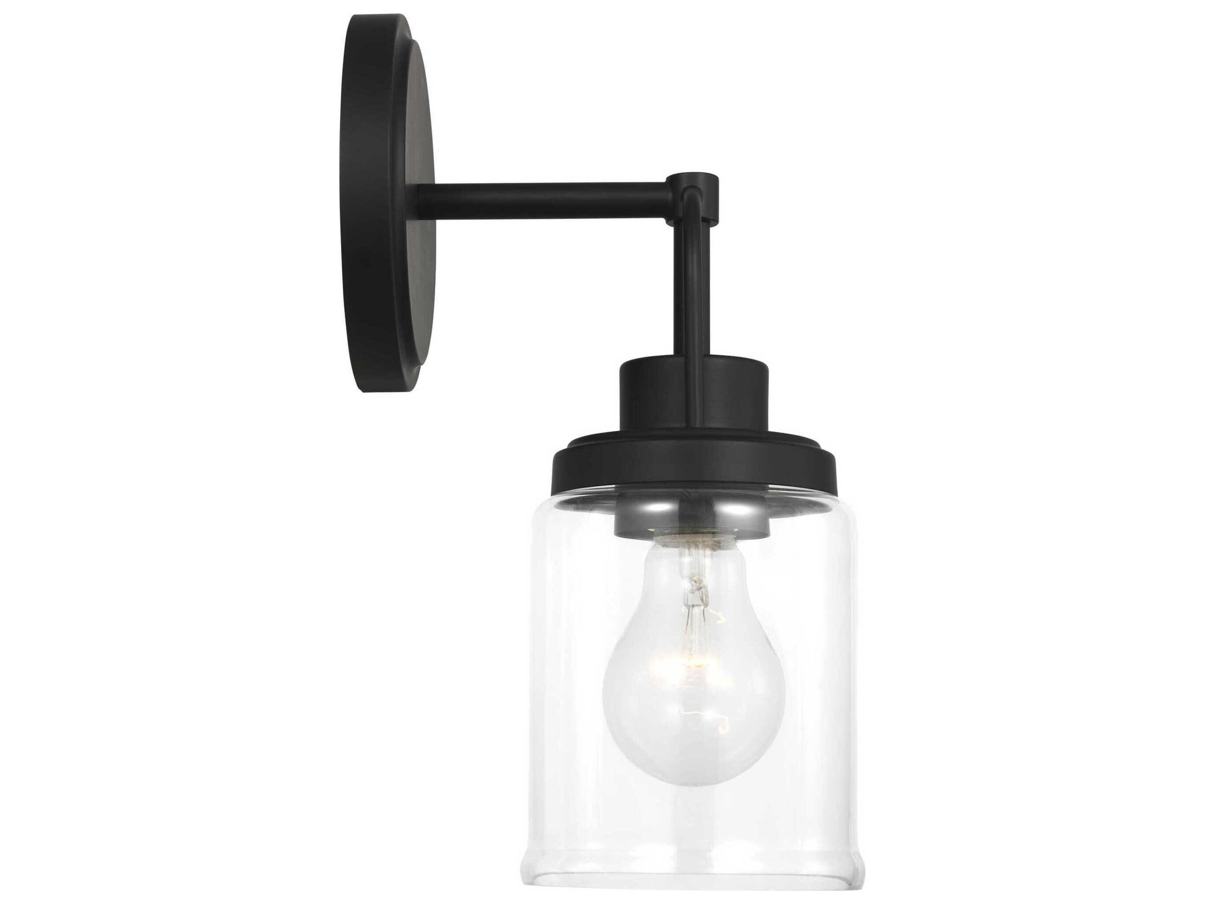 Visual Comfort Studio Anders 1-Light Midnight Black Wall Sconce