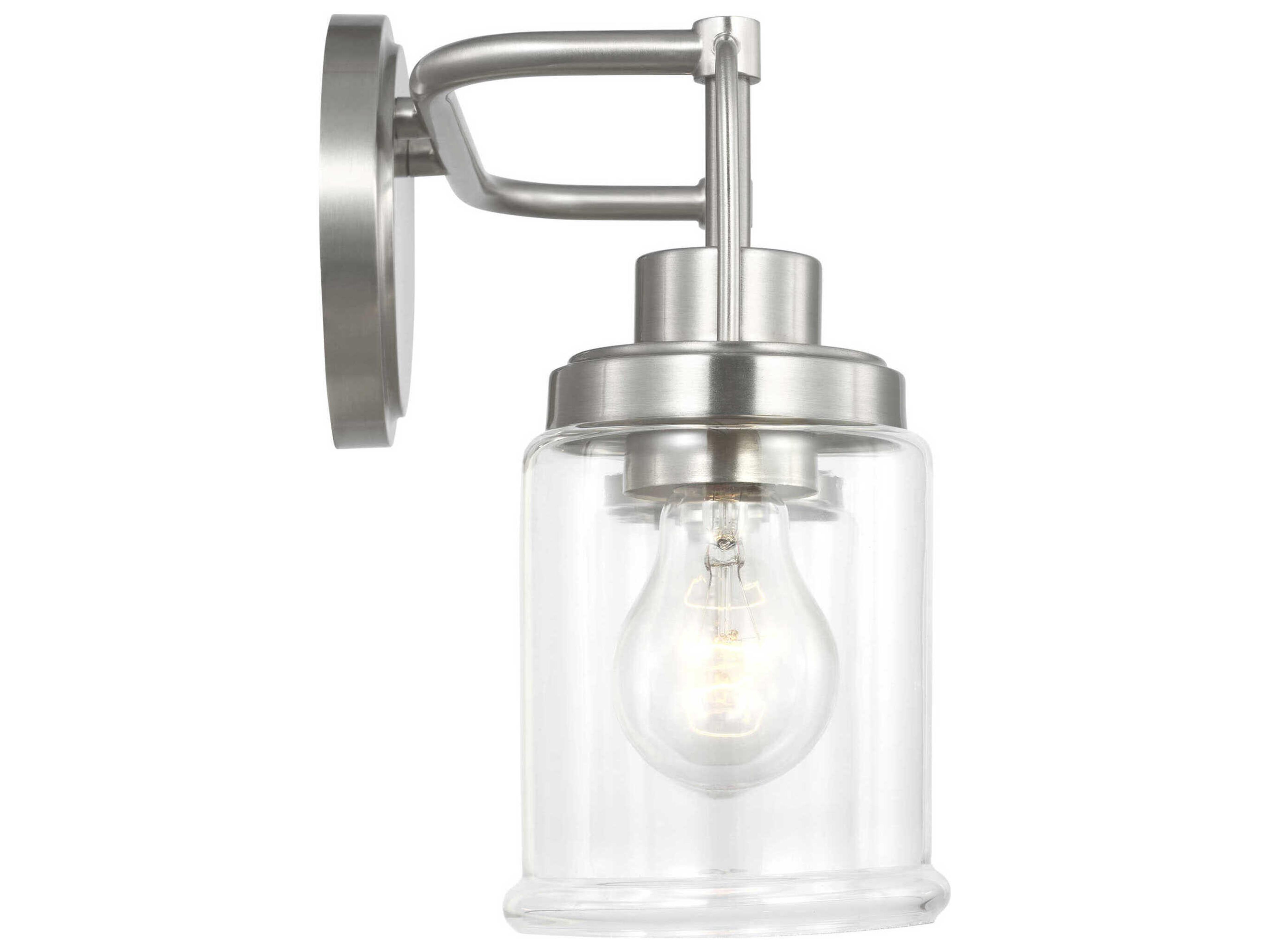 Visual Comfort Studio Anders 2-Light Brushed Nickel Vanity Light