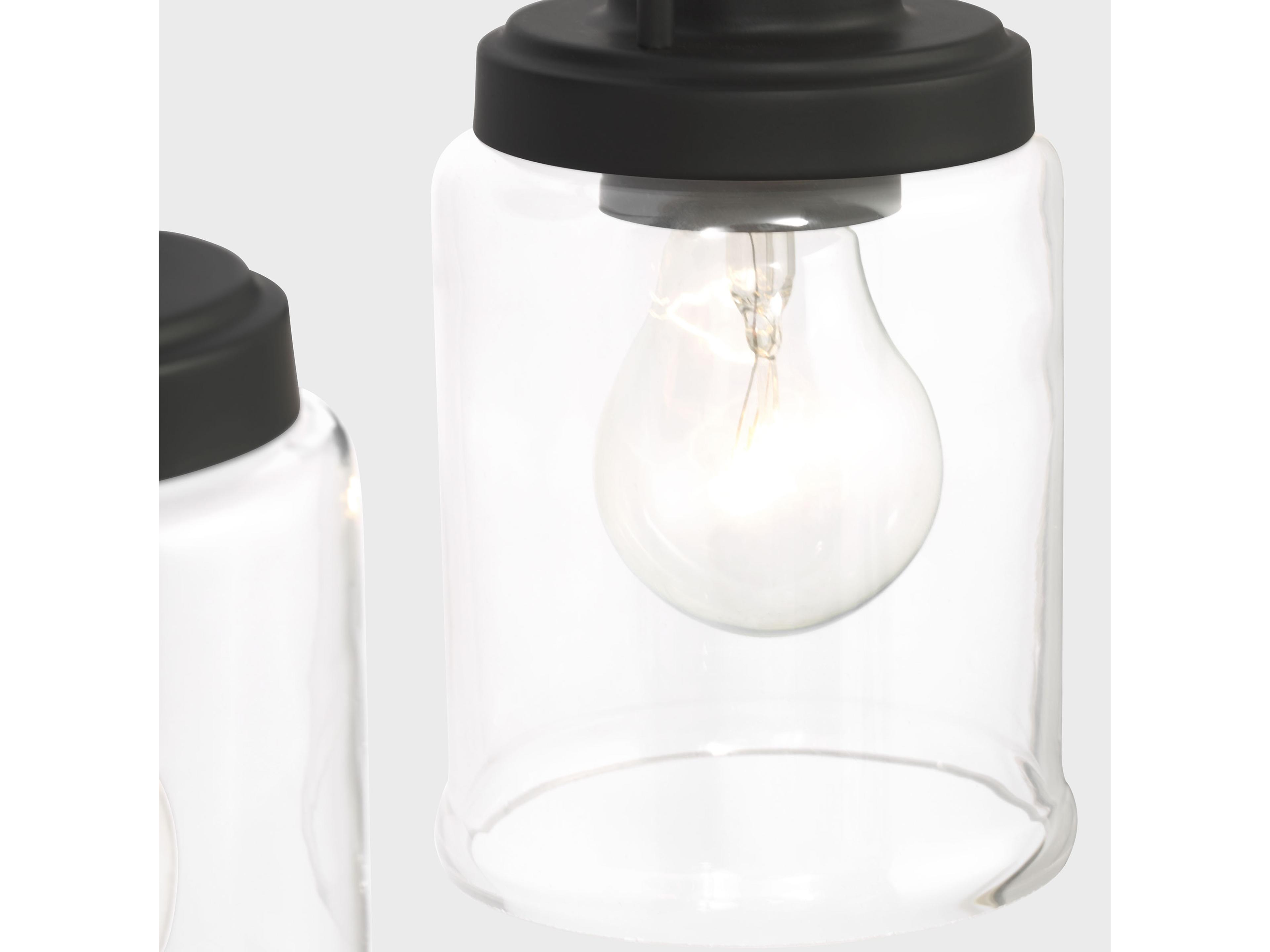 Visual Comfort Studio Anders 2-Light Midnight Black Vanity Light