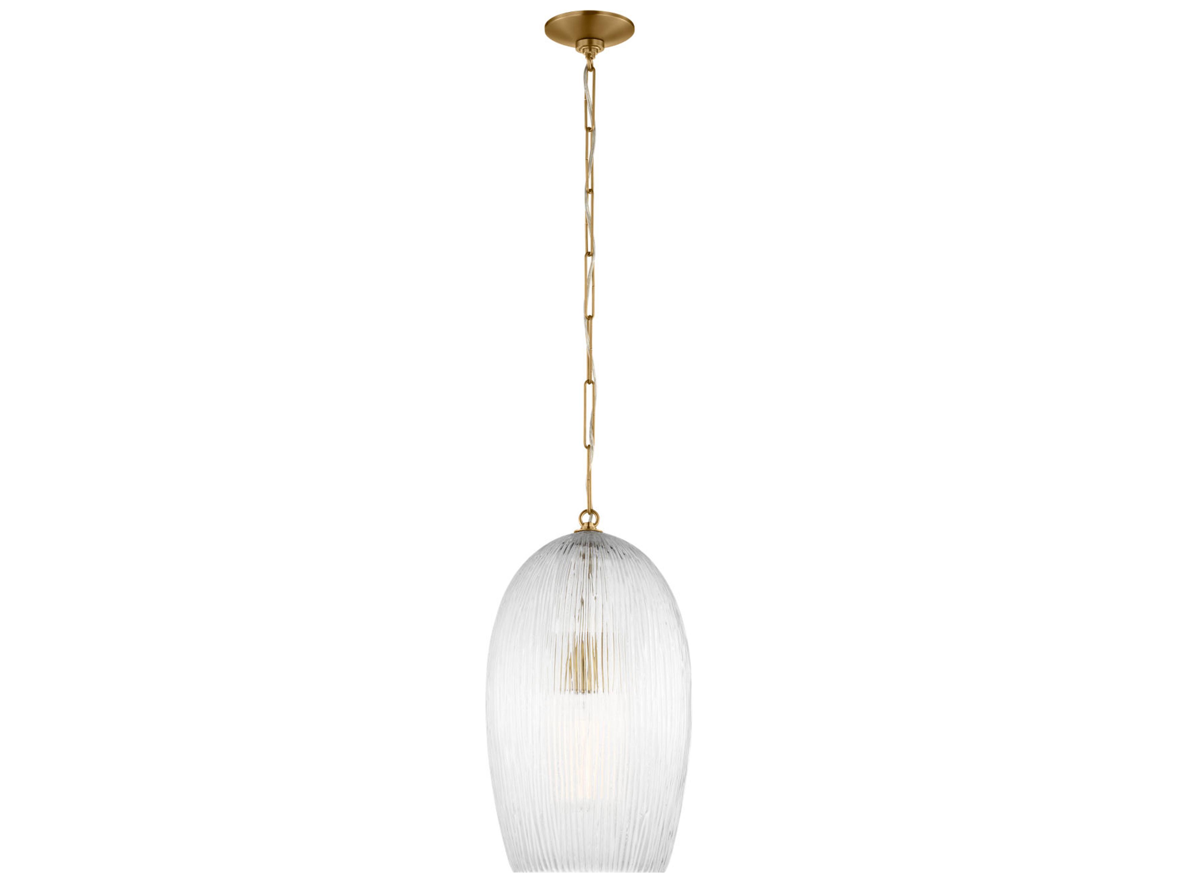 Serafina 1-Light Burnished Brass Mini Pendant