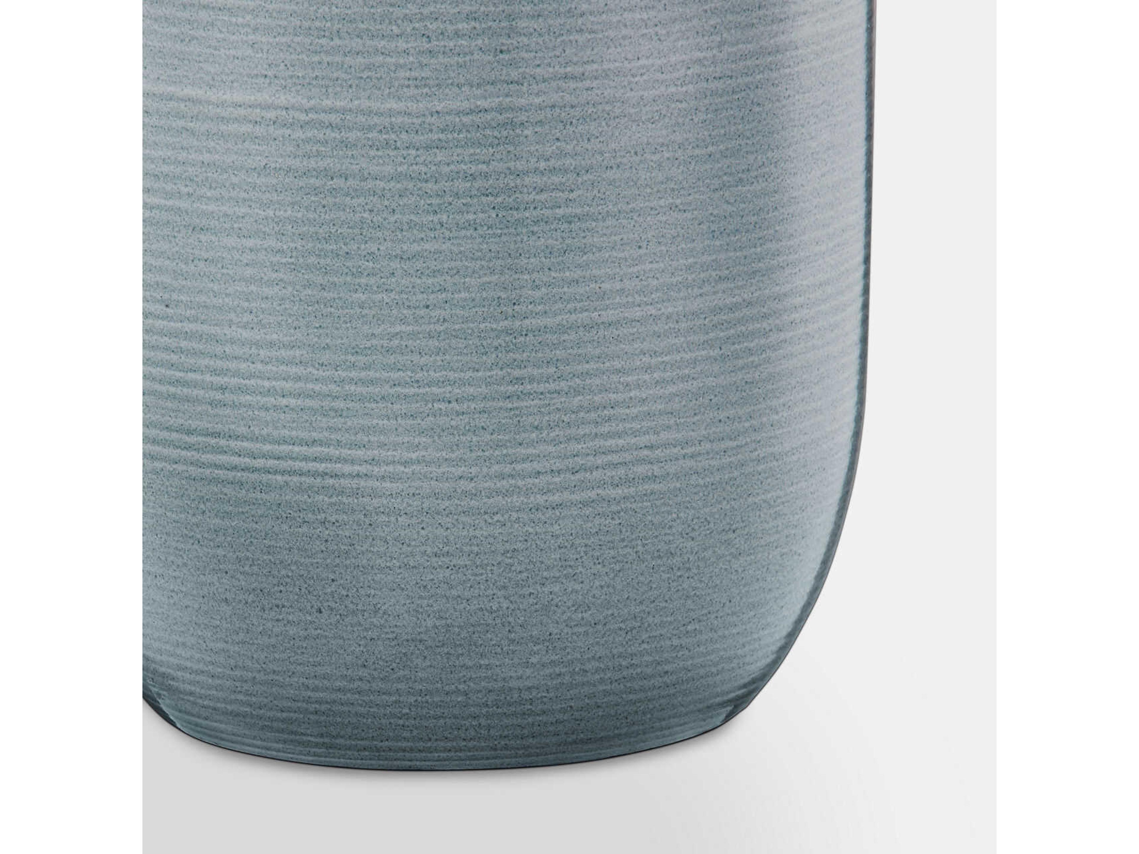 Visual Comfort Studio Fanny Frosted Anglia White Linen Fabric Gray Buffet Lamp