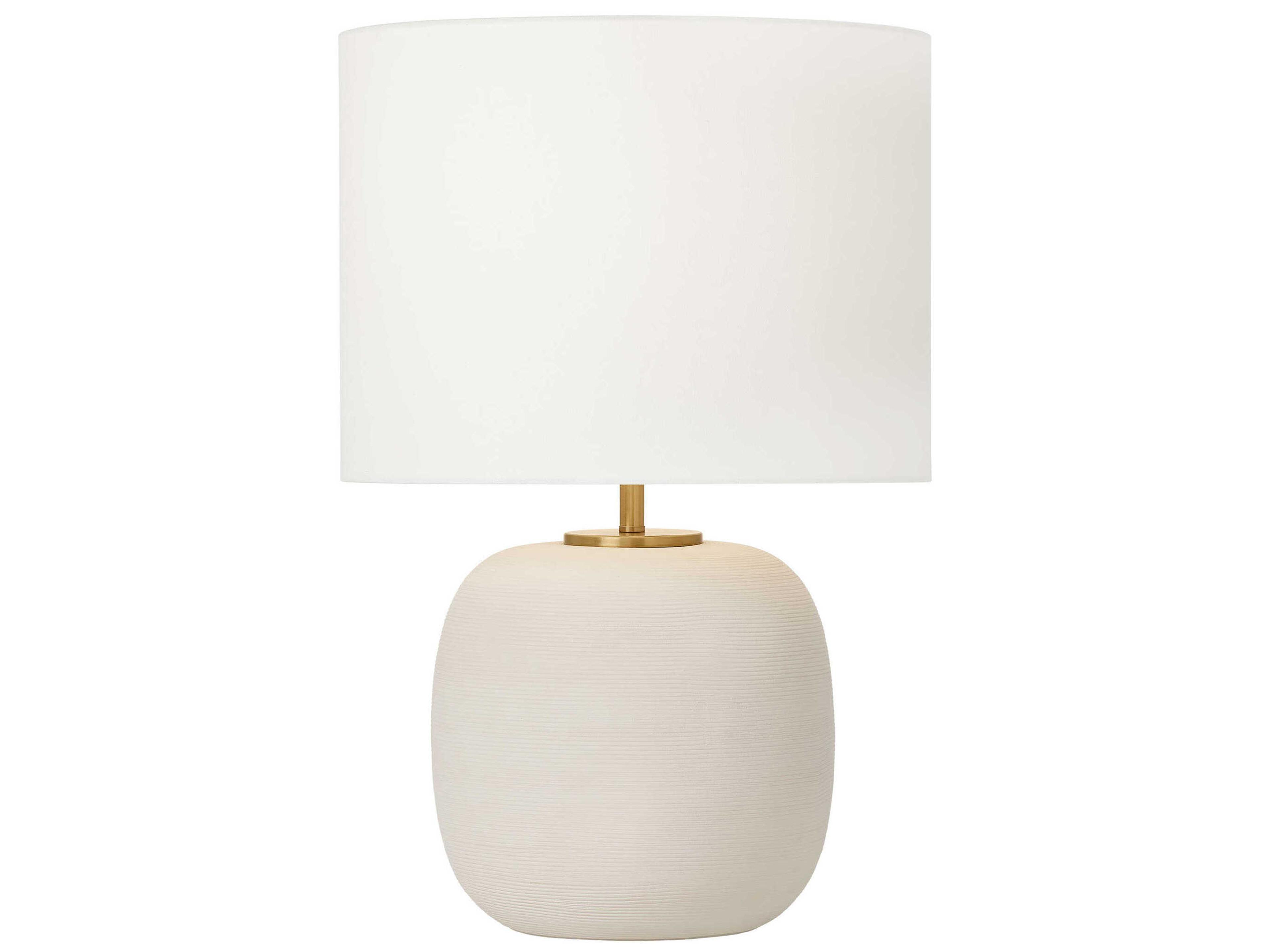Fanny Wide Table Lamp Matte Concrete Ceramic