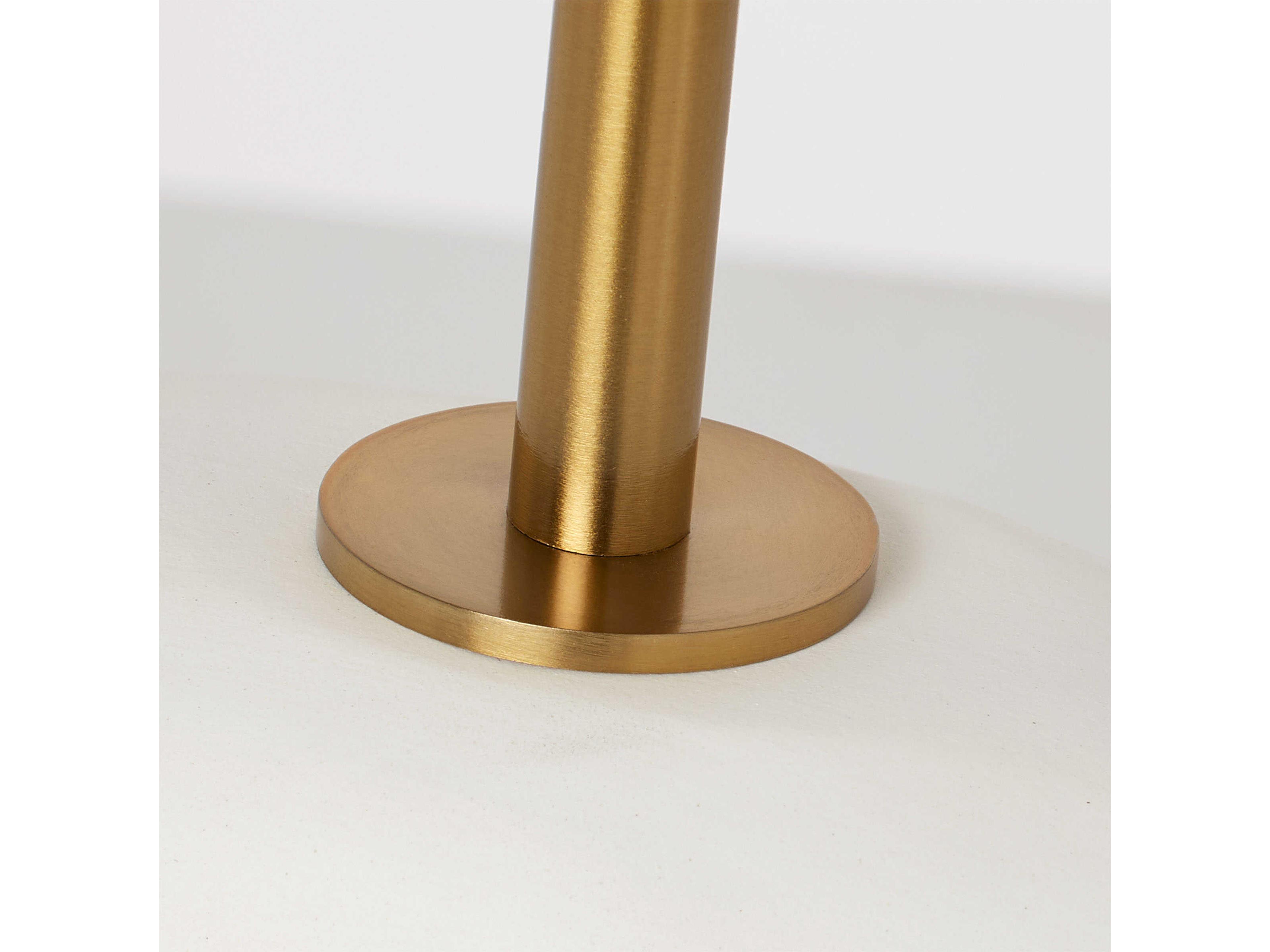 Visual Comfort Studio Aura Matte White Linen Table Lamp