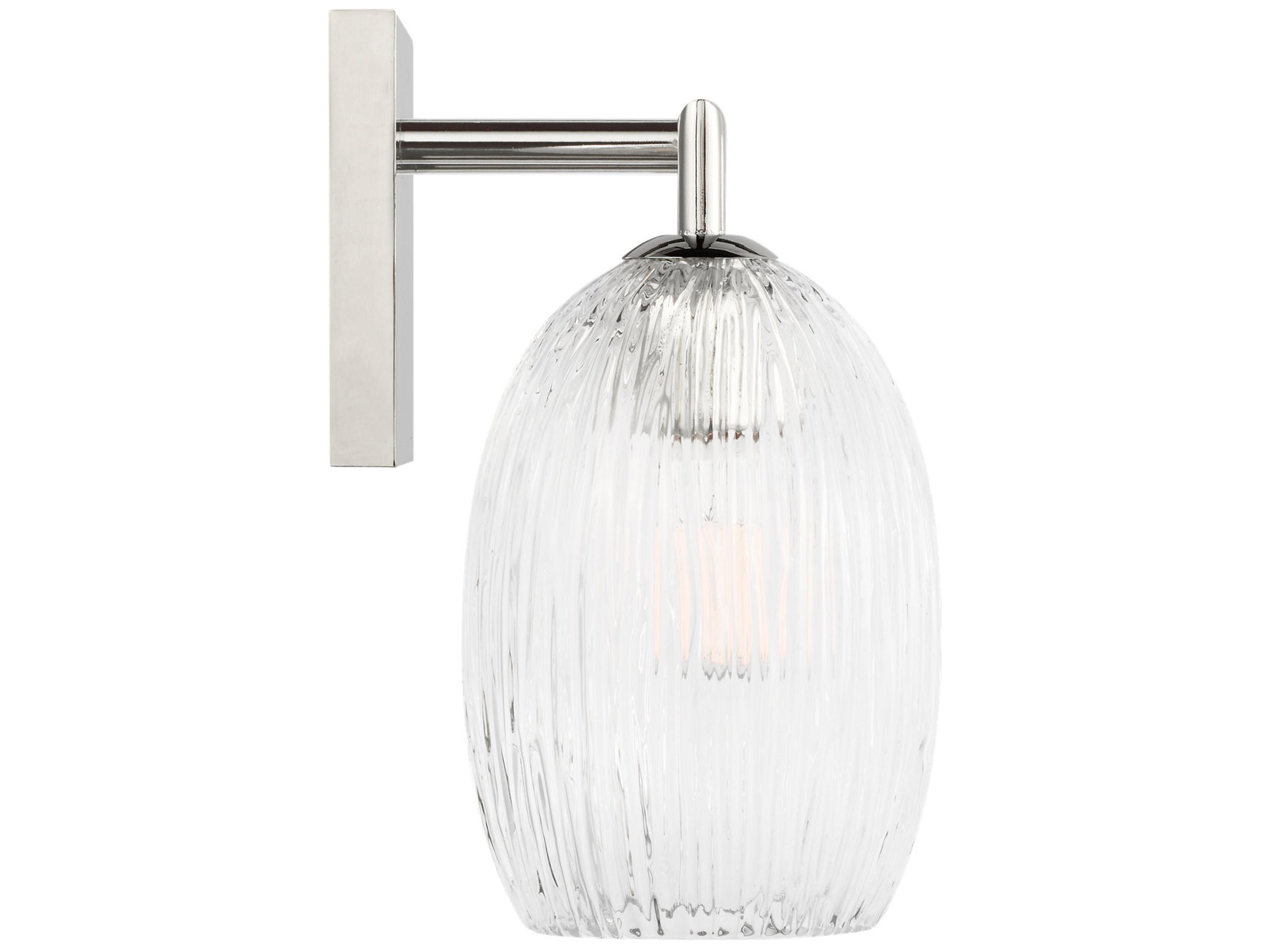 Visual Comfort Studio Serafina 2-Light Polished Nickel Vanity Light