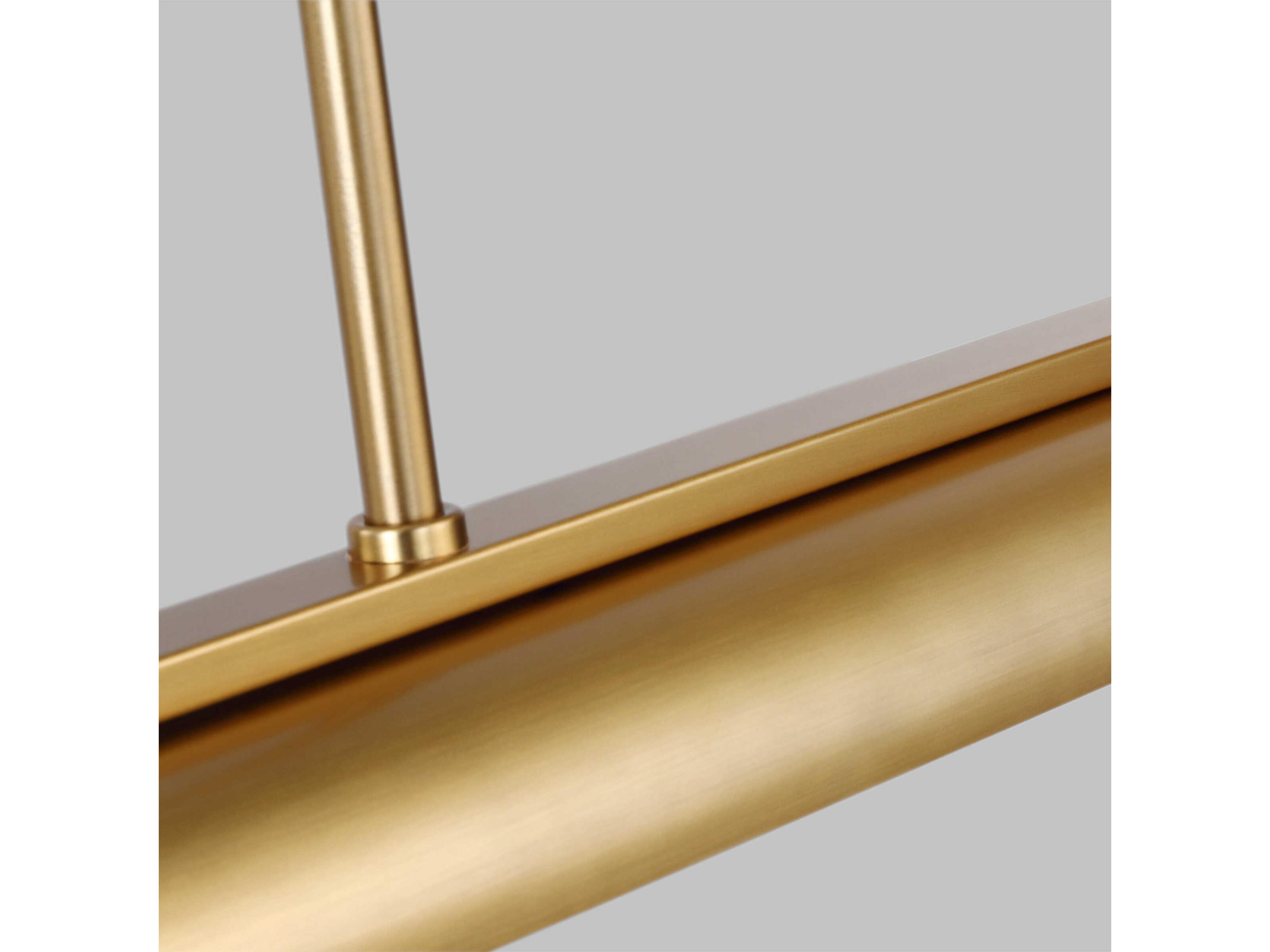 Visual Comfort Studio Carson 1-Light Burnished Brass Linear Island Pendant