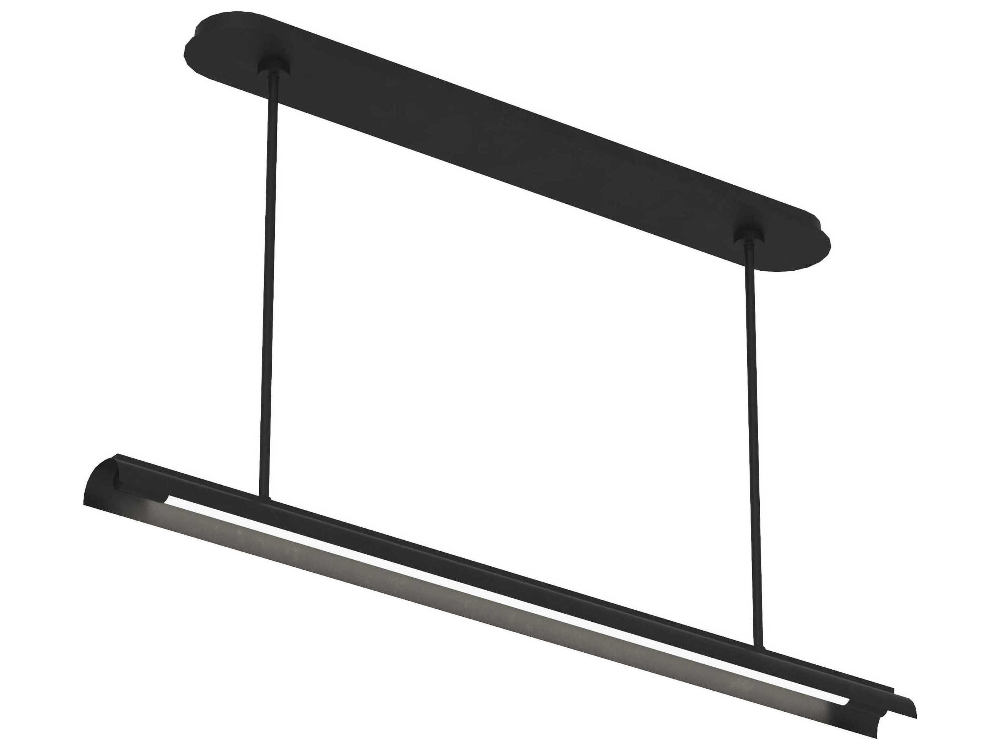 Carson LED Linear Chandelier Midnight Black