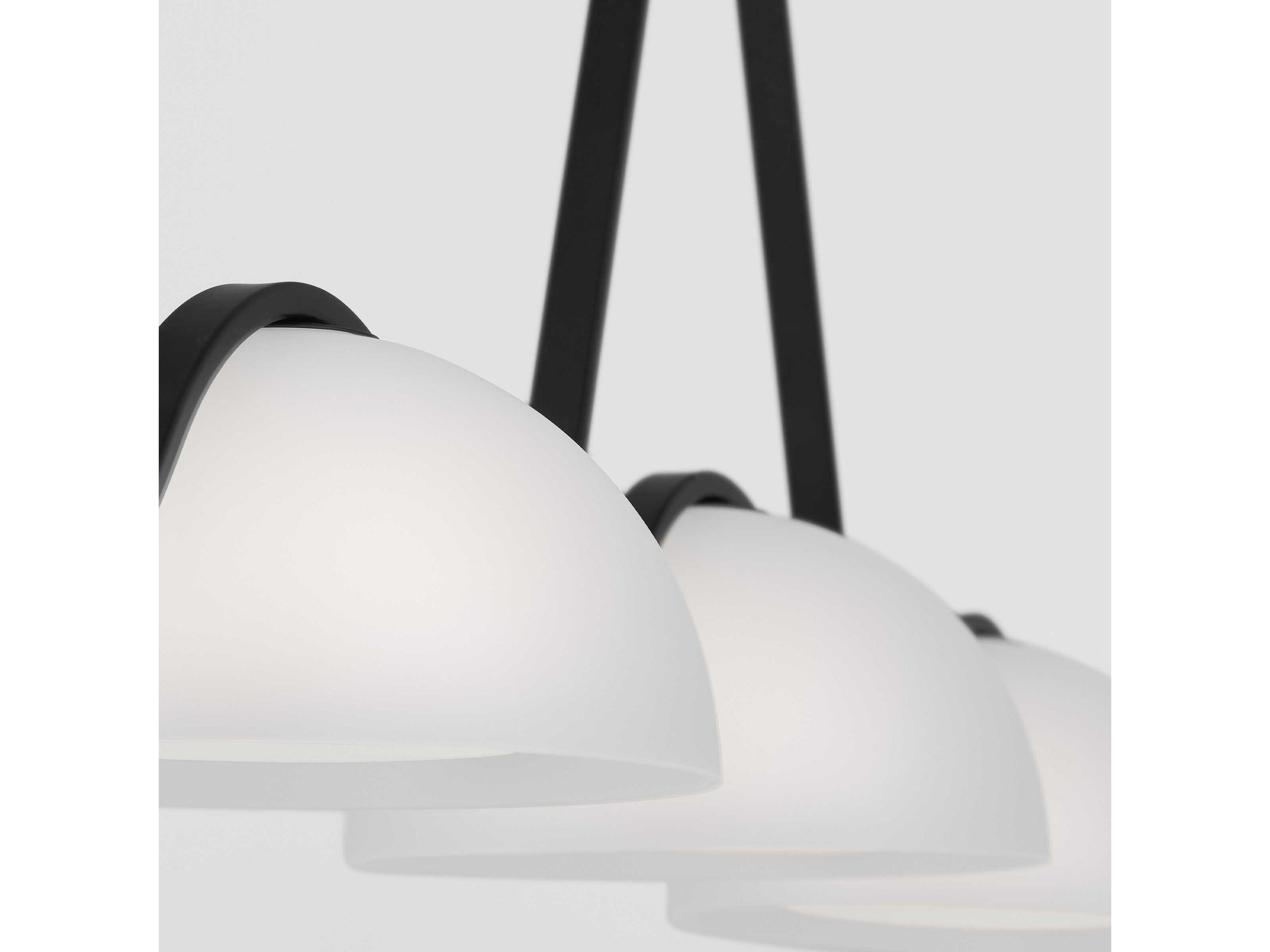 Visual Comfort Studio Nido 5-Light Midnight Black Linear Island Pendant