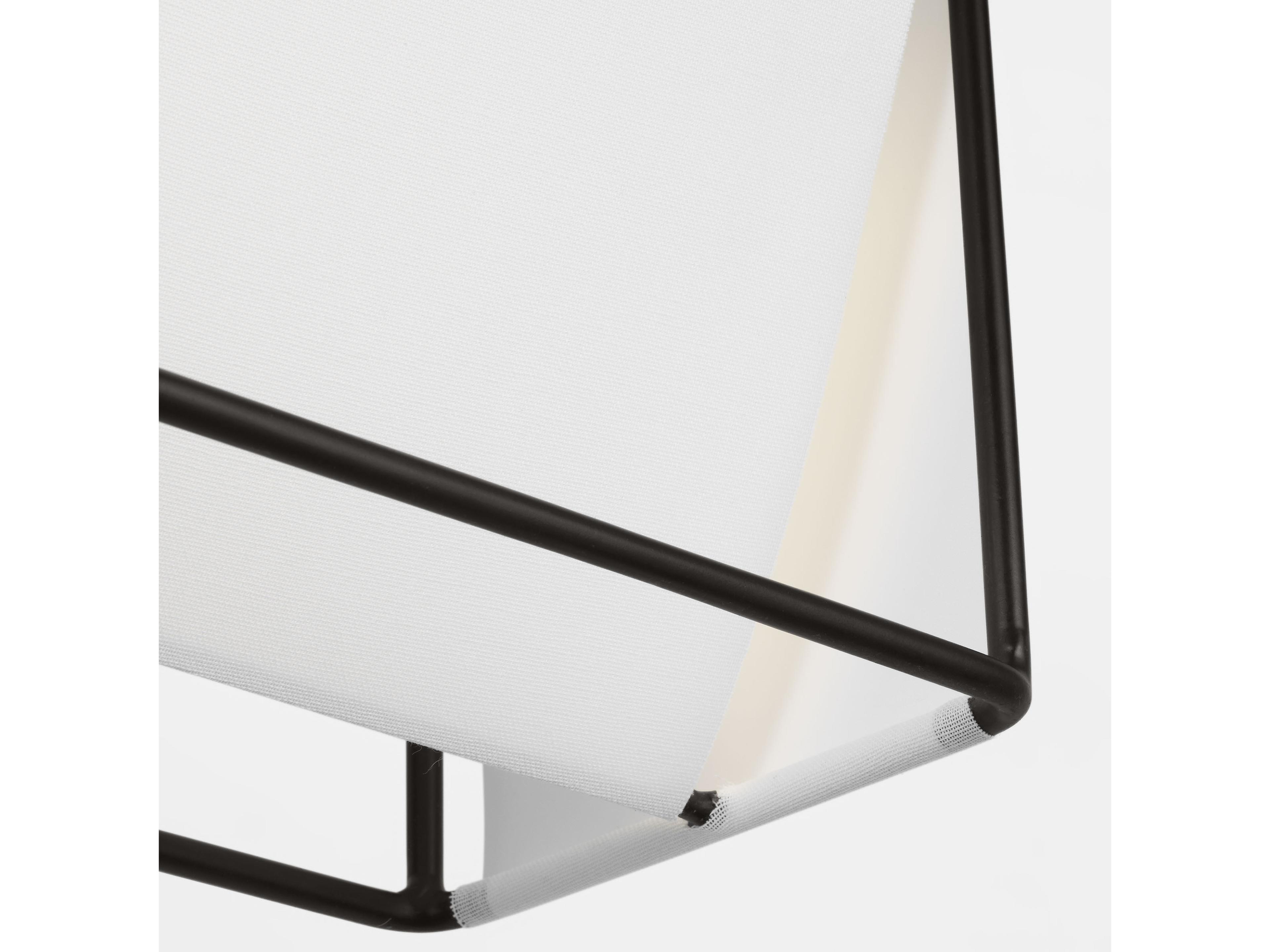 Visual Comfort Studio Velero 1-Light Aged Iron Black Island Pendant