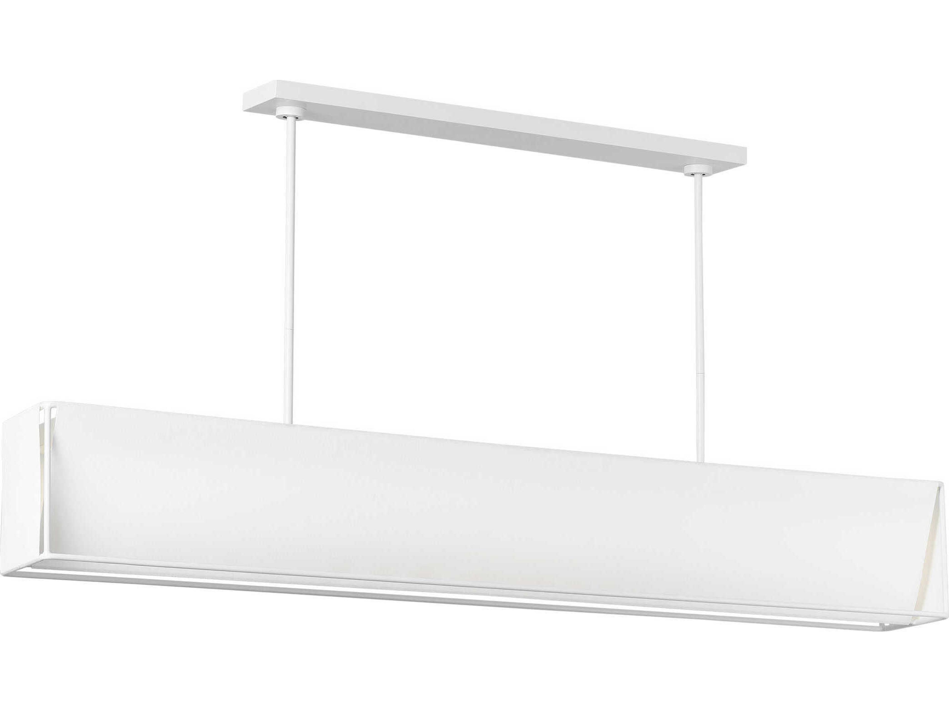 Velero 1-Light Soft Linen White Island Pendant