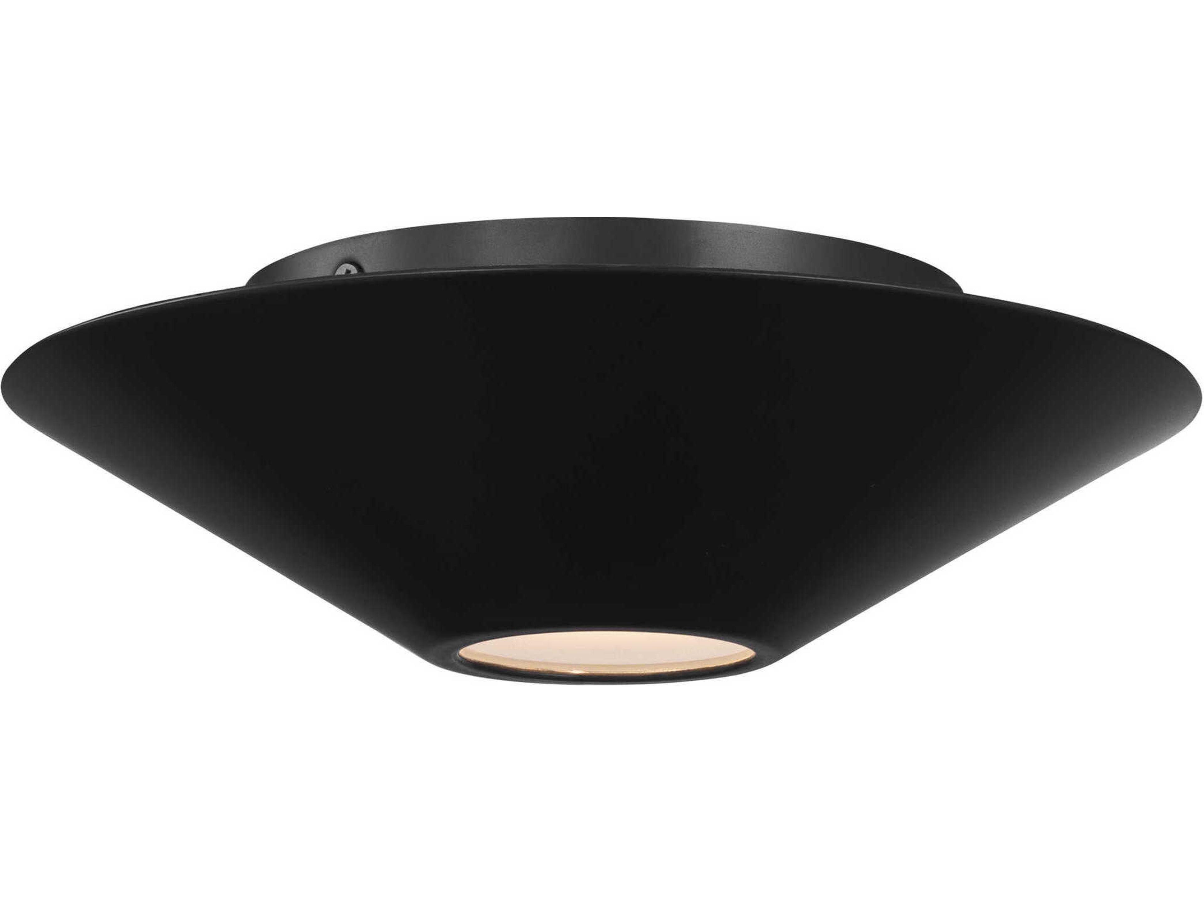 Echo 1-Light Midnight Black Flush Mount