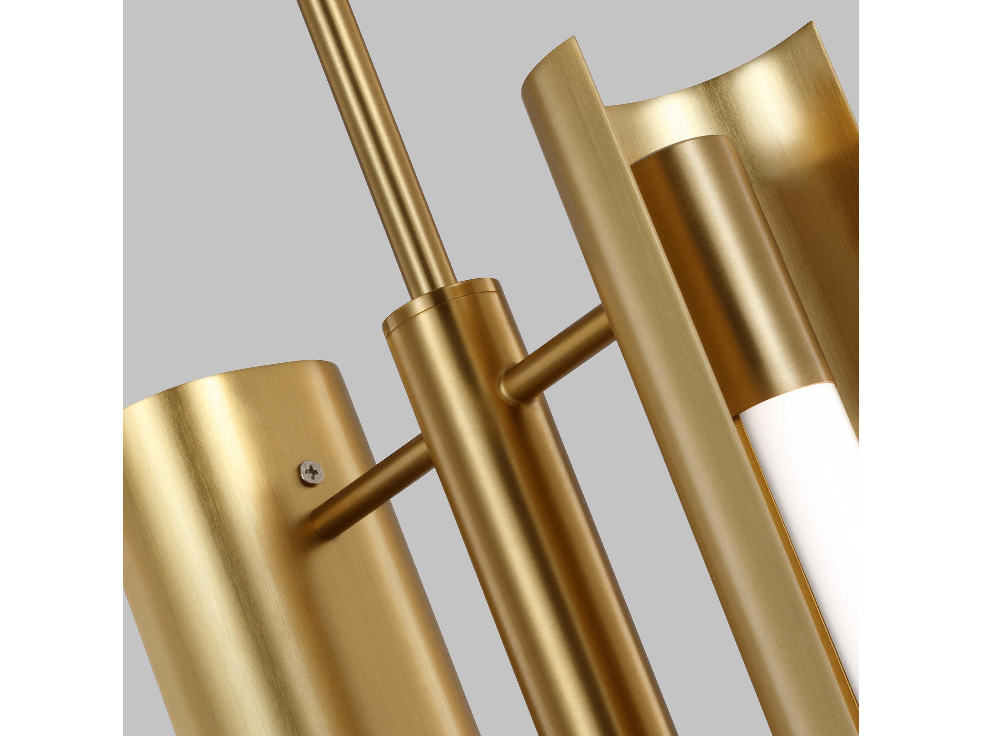 Visual Comfort Studio Carson 1-Light Burnished Brass Linear Mini Pendant