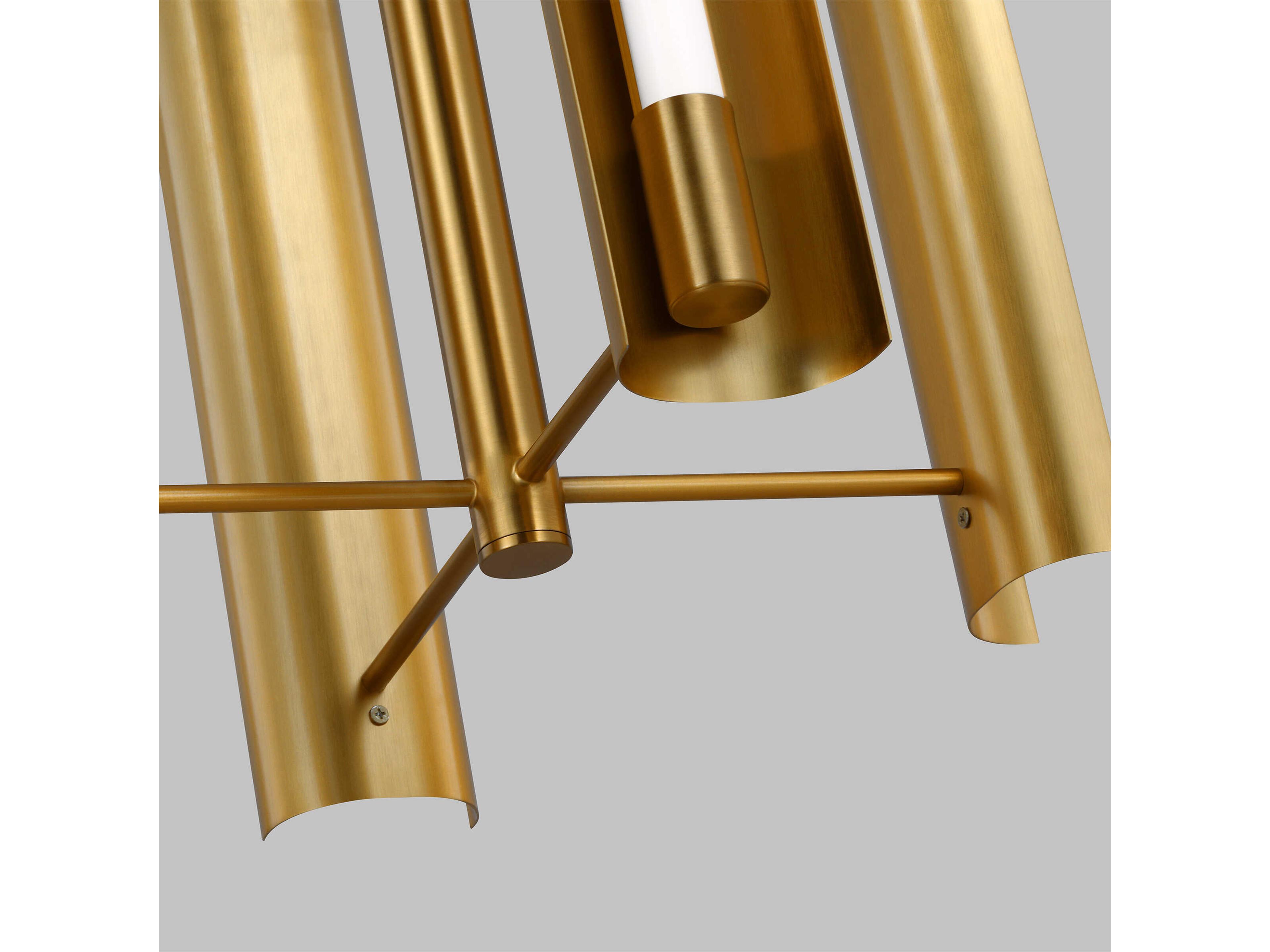 Visual Comfort Studio Carson 1-Light Burnished Brass Linear Pendant