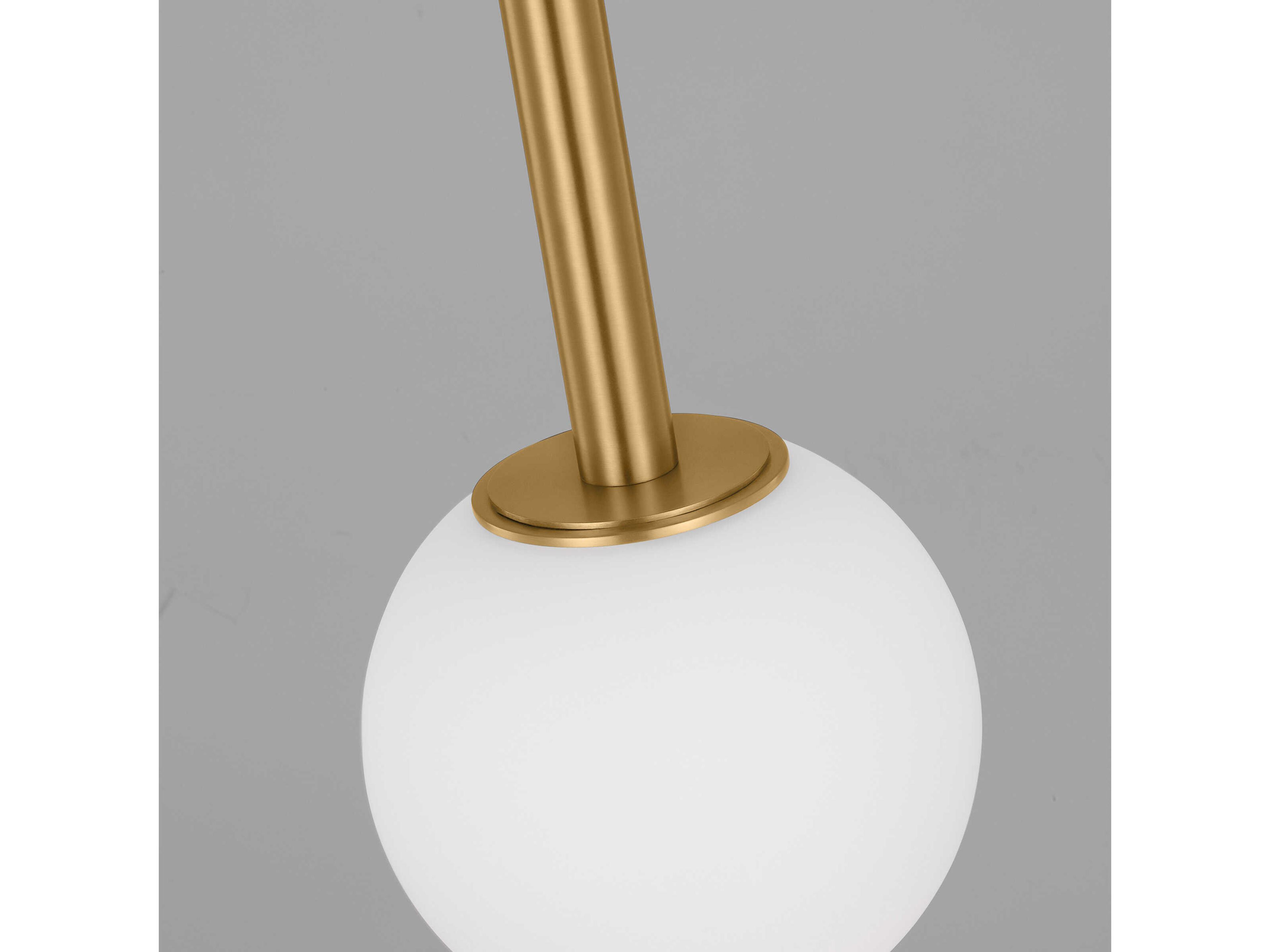 Visual Comfort Studio Nodes 1-Light Burnished Brass Globe Linear Pendant