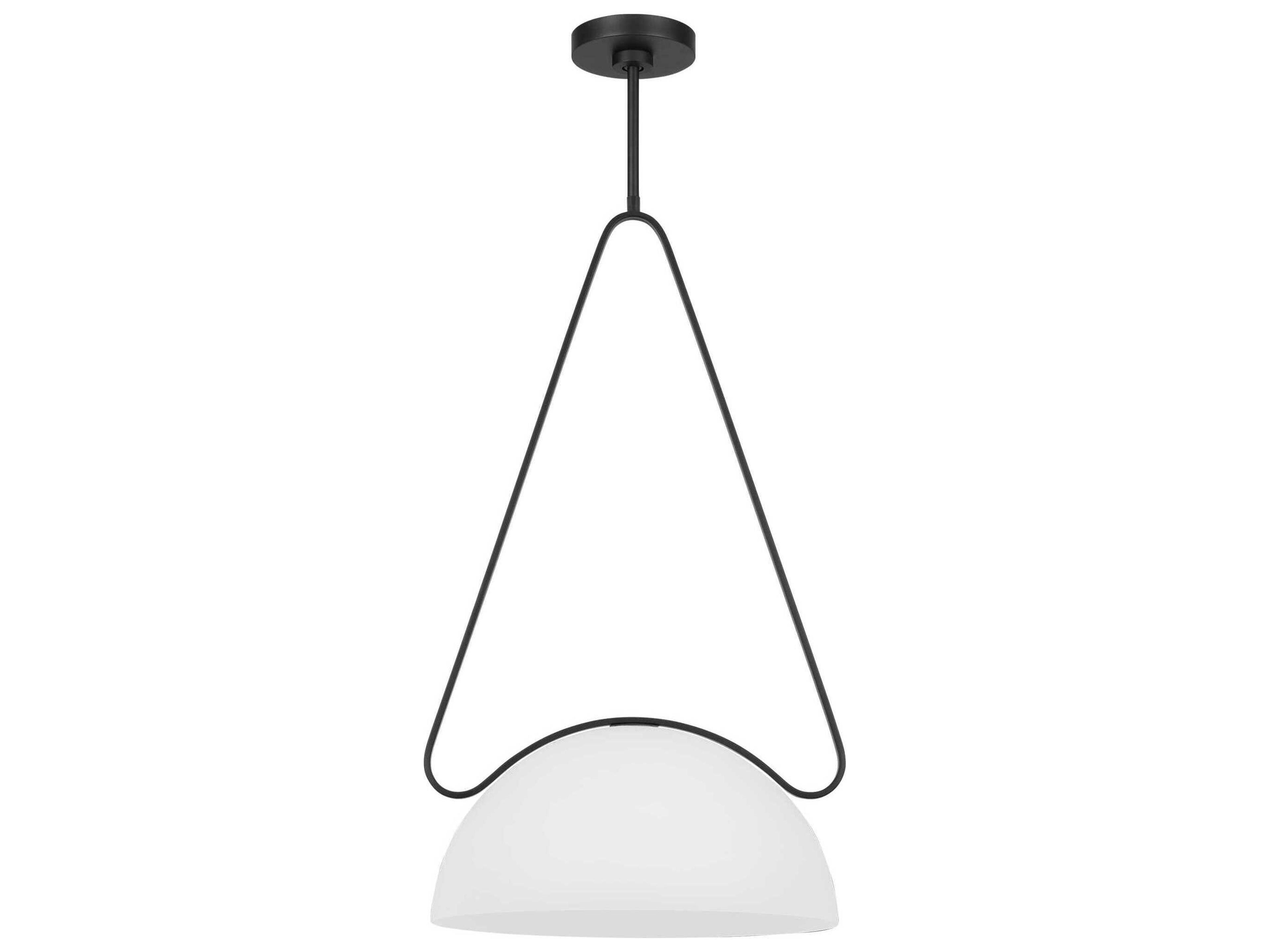 Kelly Wearstler Nido Large 1 Light Pendant Midnight Black