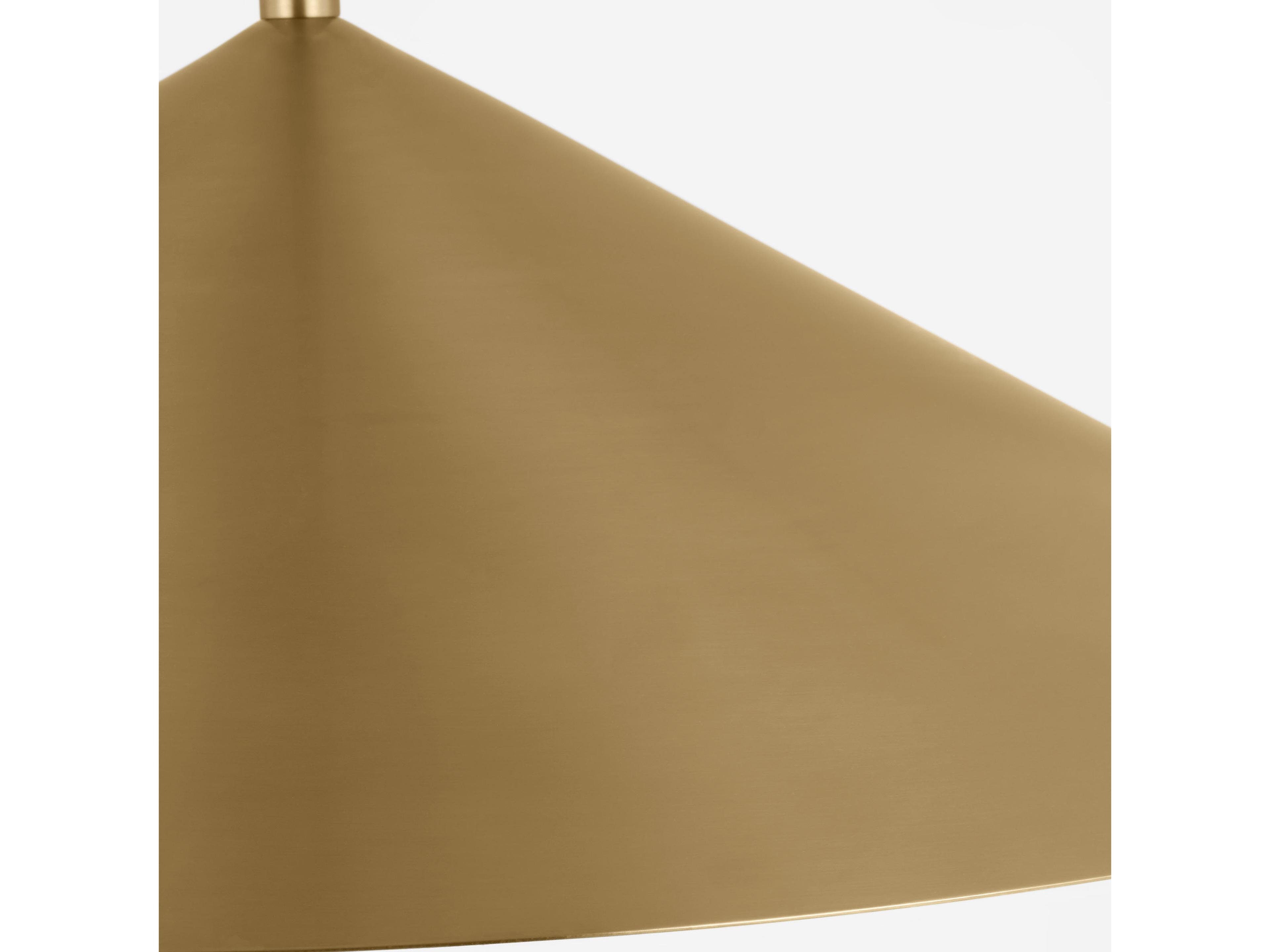 Visual Comfort Studio Echo 1-Light Burnished Brass Pendant