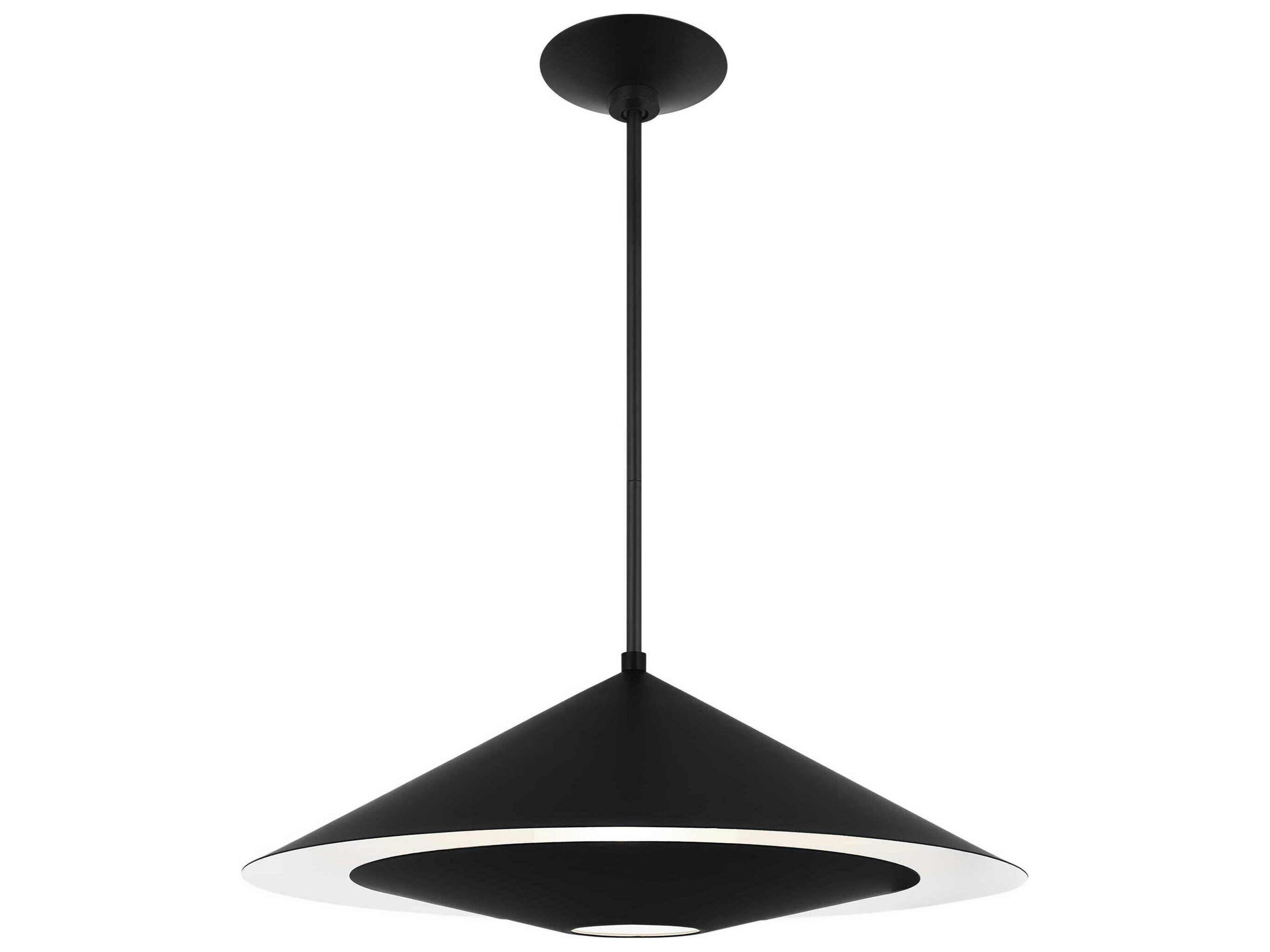 Echo Midnight Black 24 Inch Pendant