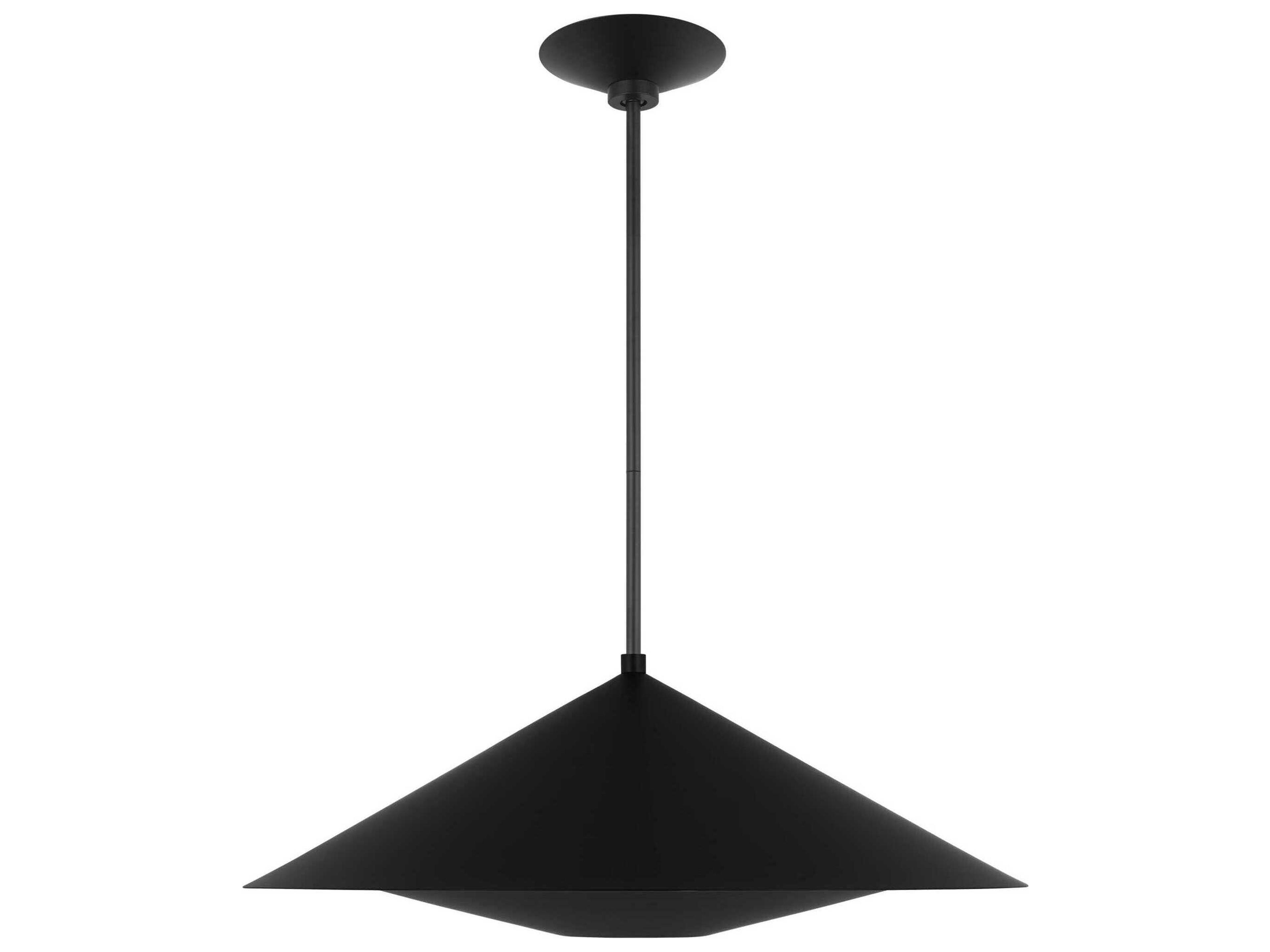 Visual Comfort Studio Echo 1-Light Midnight Black Pendant