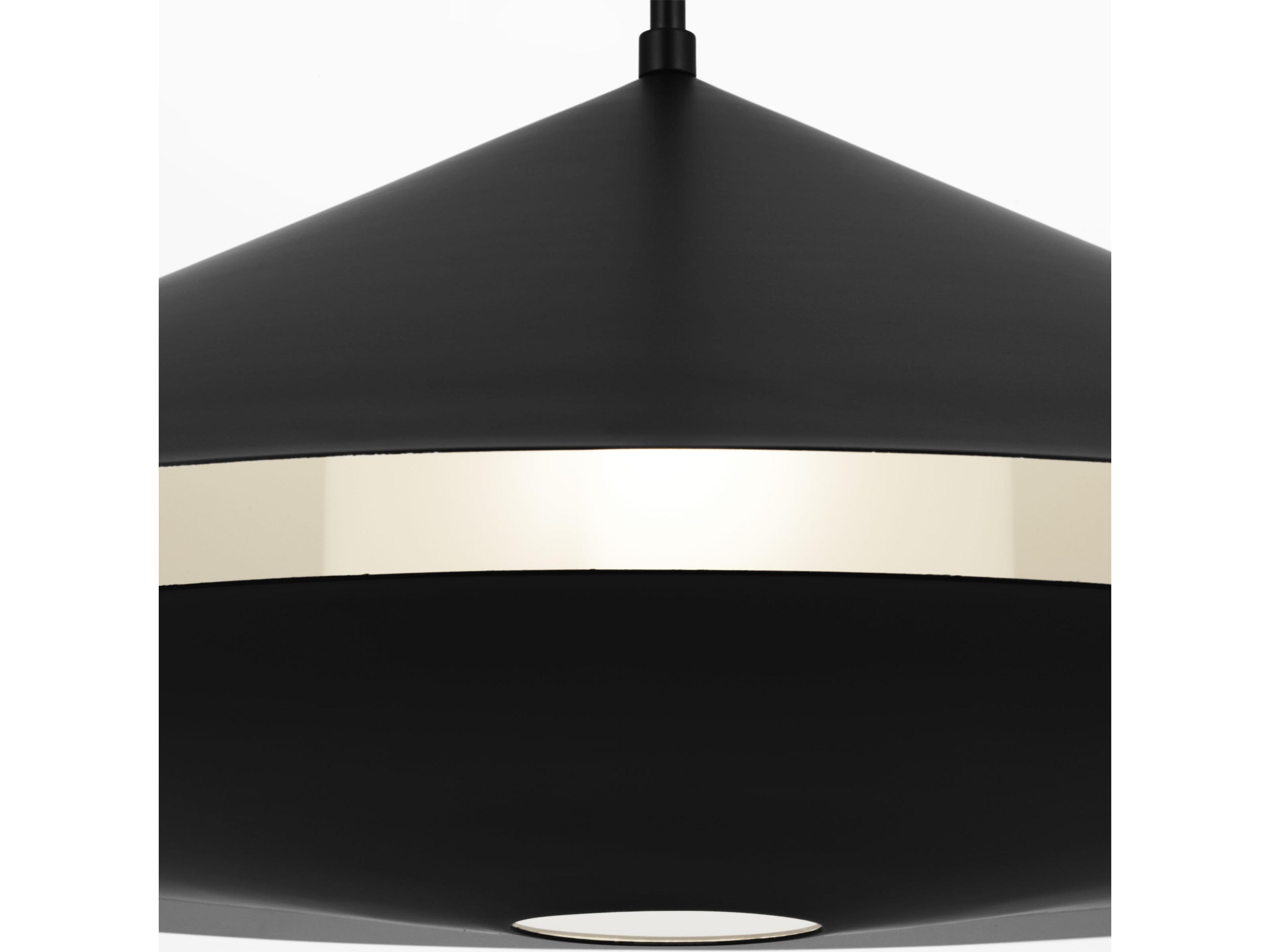 Visual Comfort Studio Echo 1-Light Midnight Black Pendant