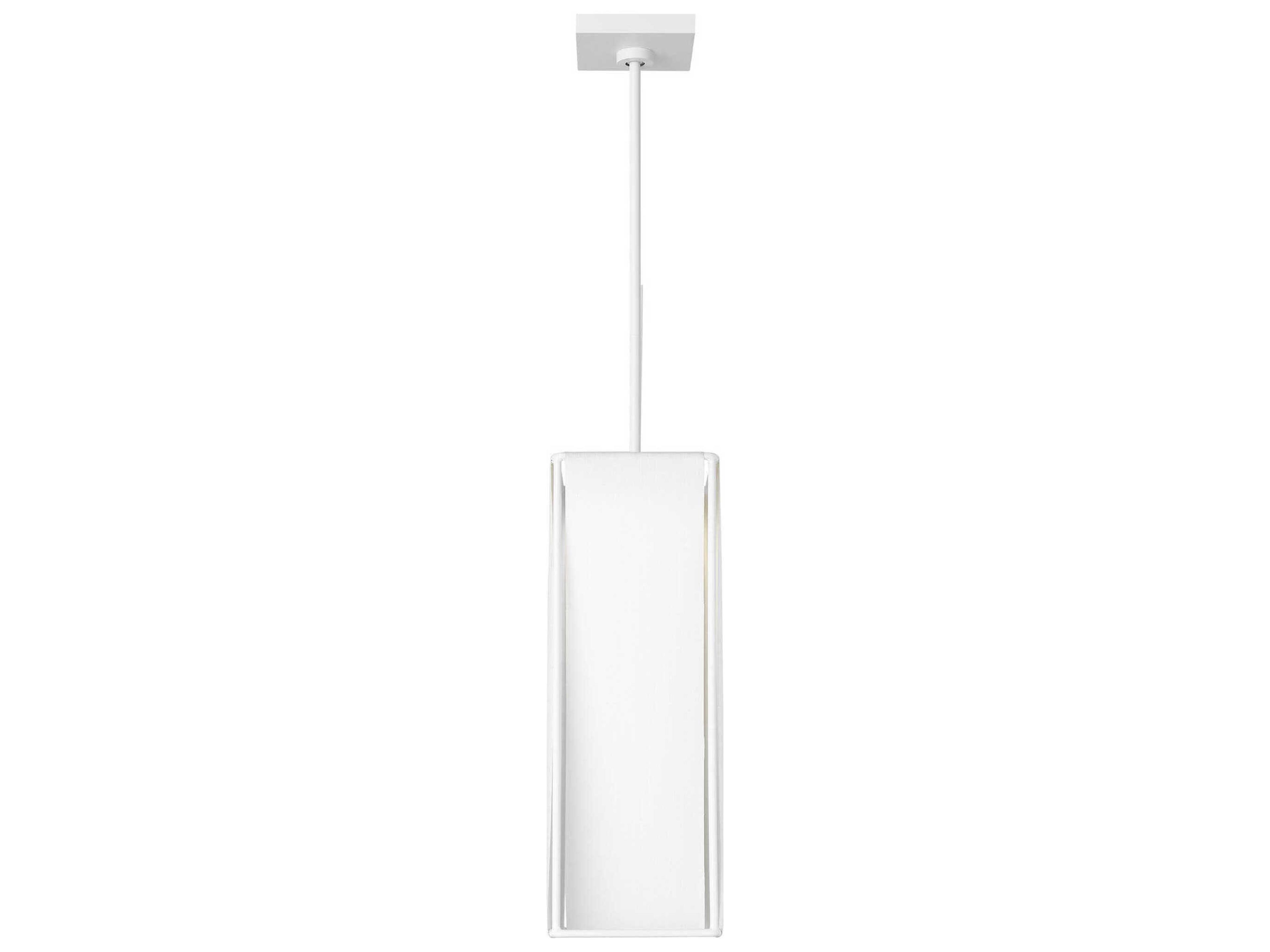 Visual Comfort Studio Velero 1-Light Soft Linen White Mini Pendant