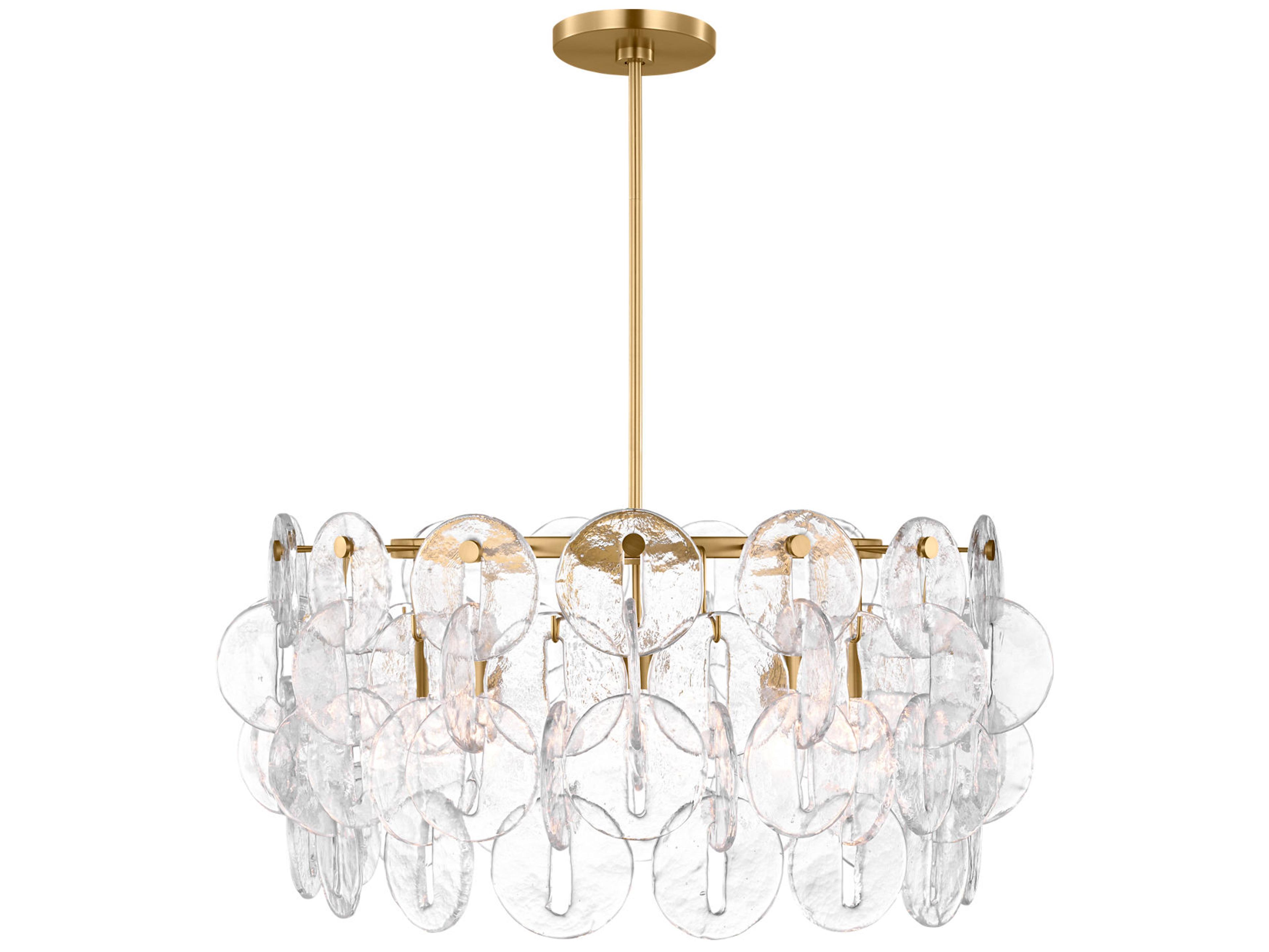 Candace 5-Light Burnished Brass Chandelier