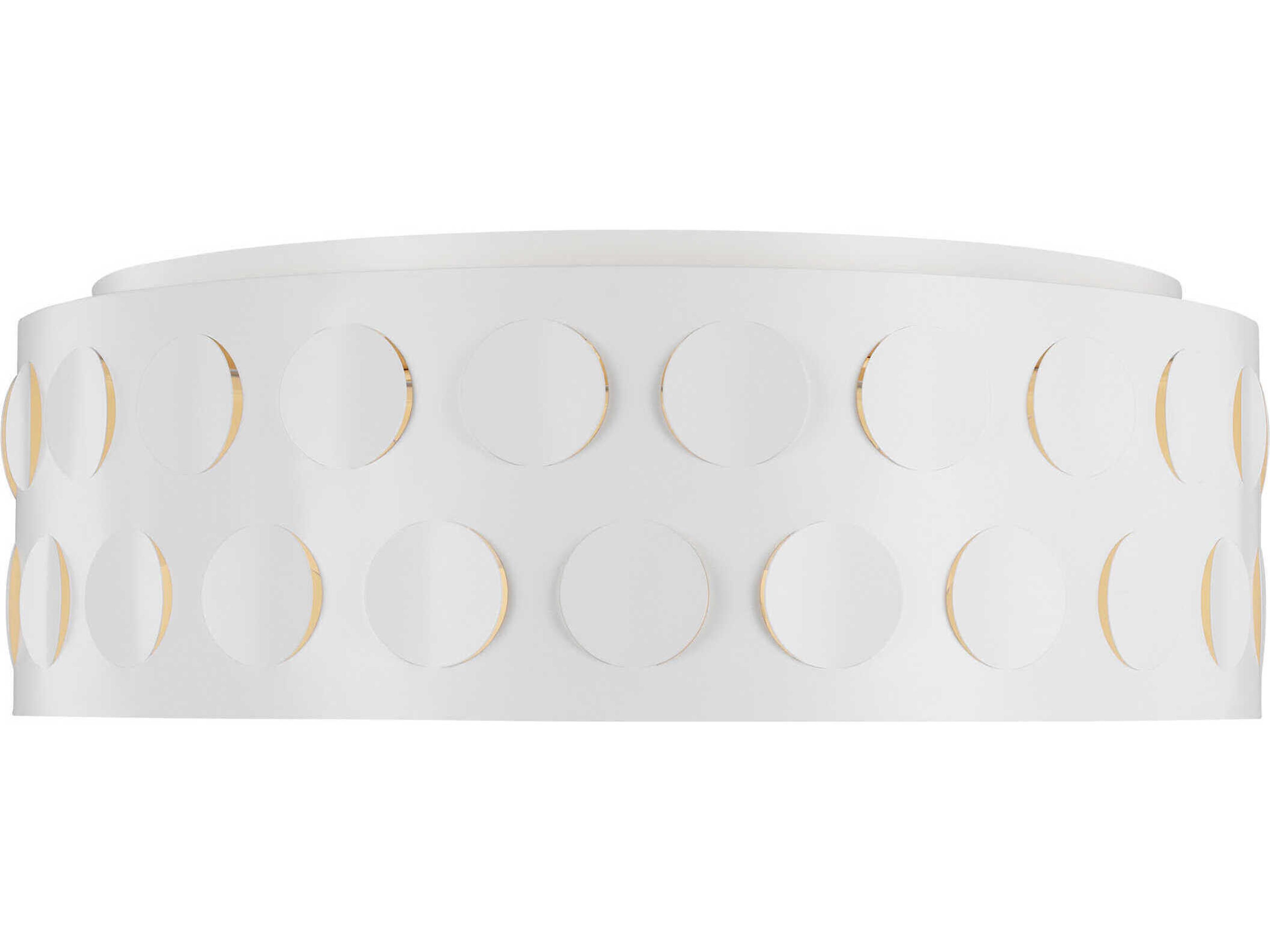 Dottie 4-Light Matte White Large Flush Mount Ceiling Light