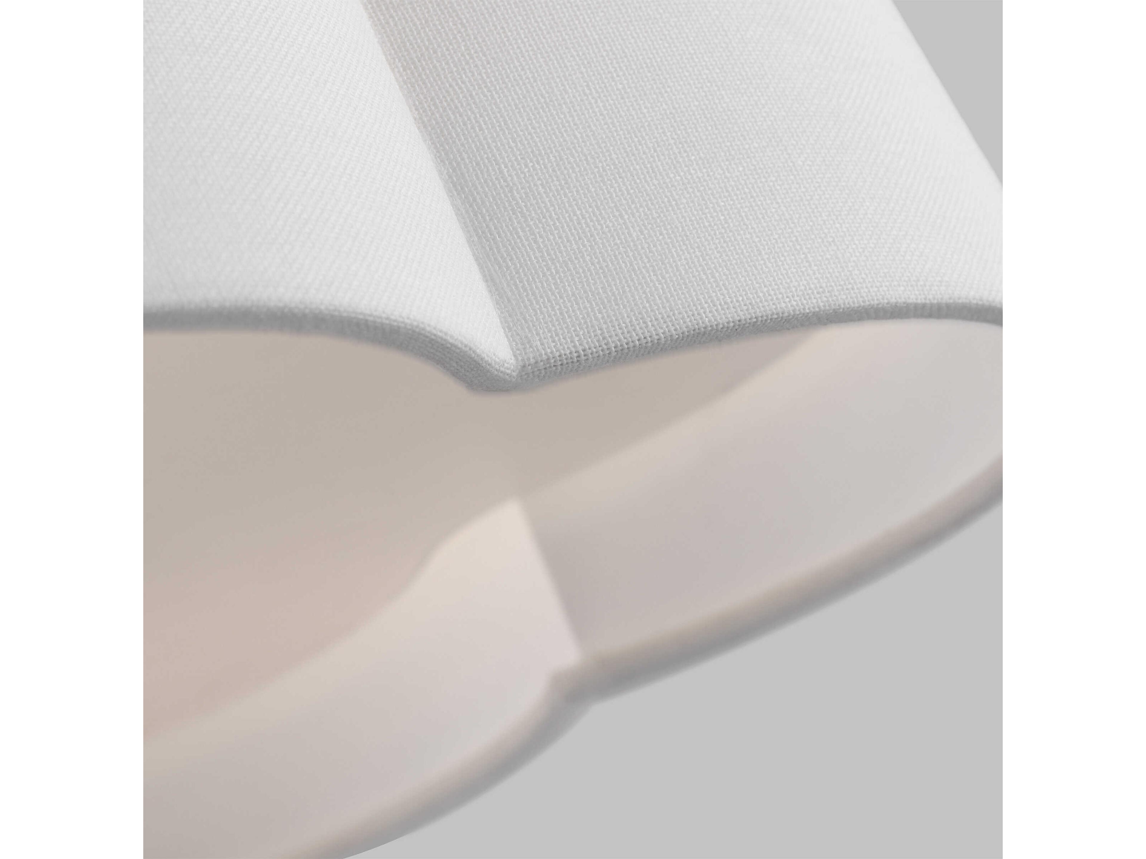 Visual Comfort Studio Bronte 2-Light Burnished Brass White Flush Mount