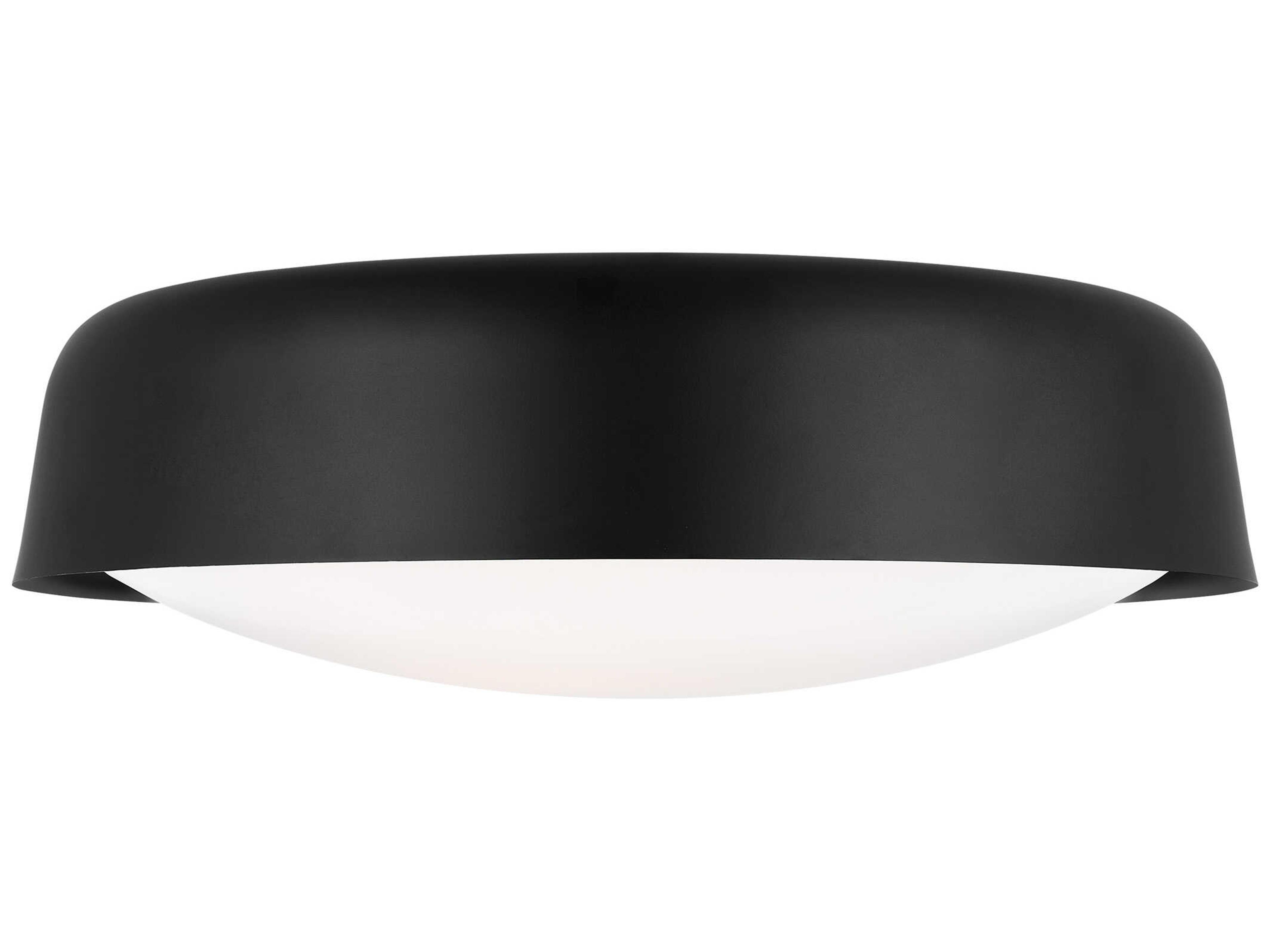 Visual Comfort Studio Draper 2-Light Midnight Black Flush Mount
