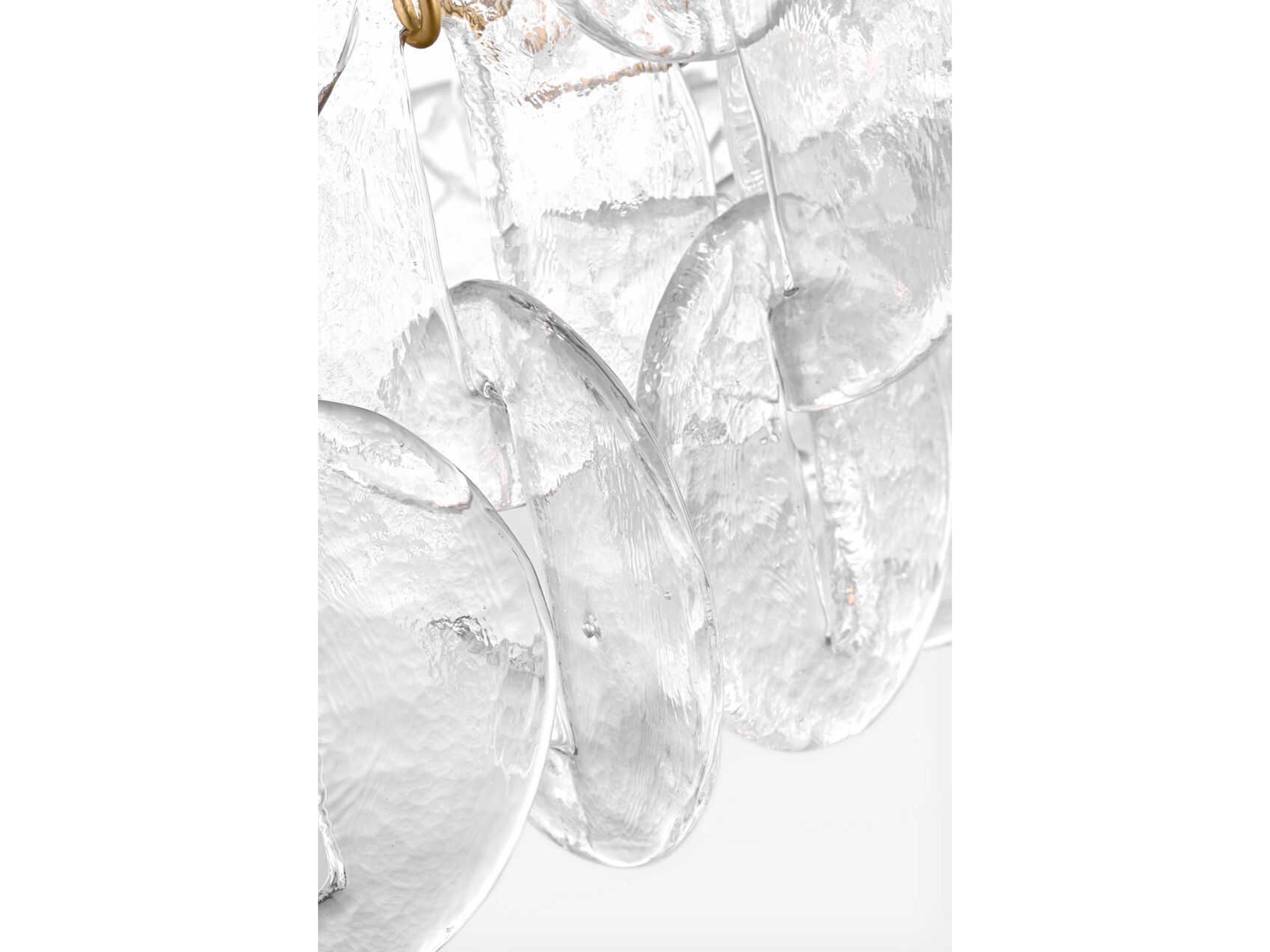 Visual Comfort Studio Candace 3-Light Burnished Brass Flush Mount