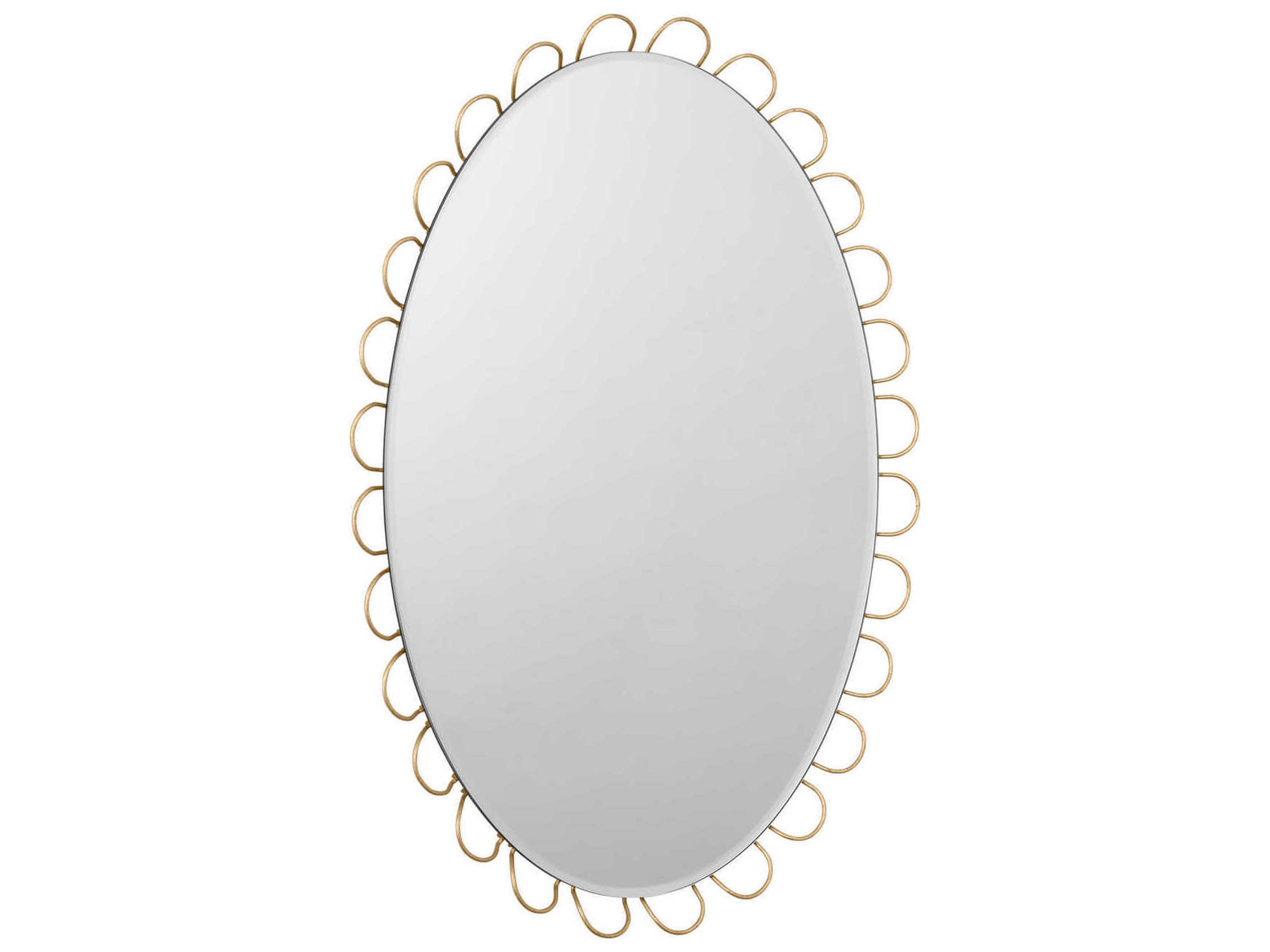Visual Comfort Studio Tirreno Gild Oval Wall Mirror