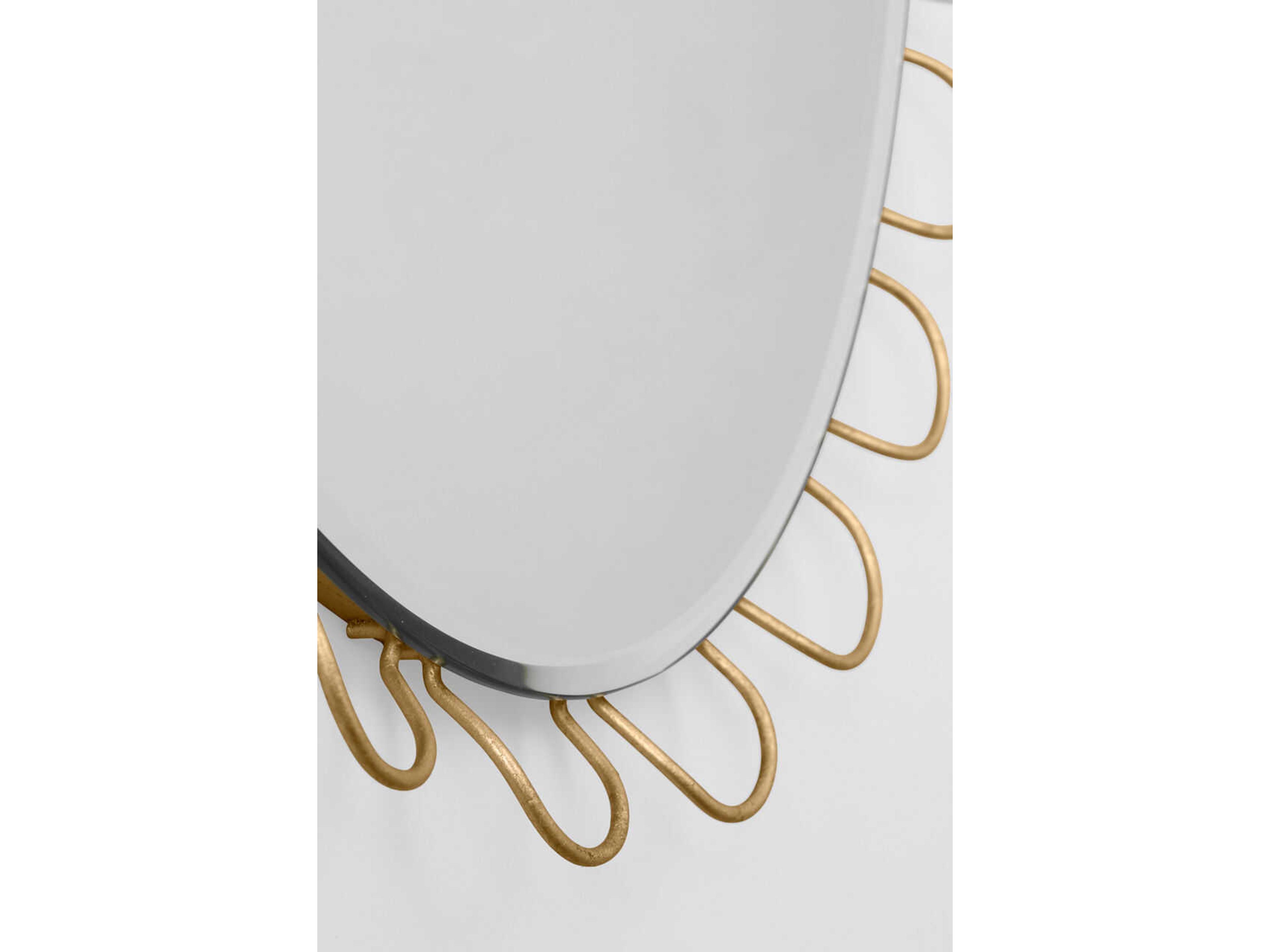 Visual Comfort Studio Tirreno Gild Oval Wall Mirror