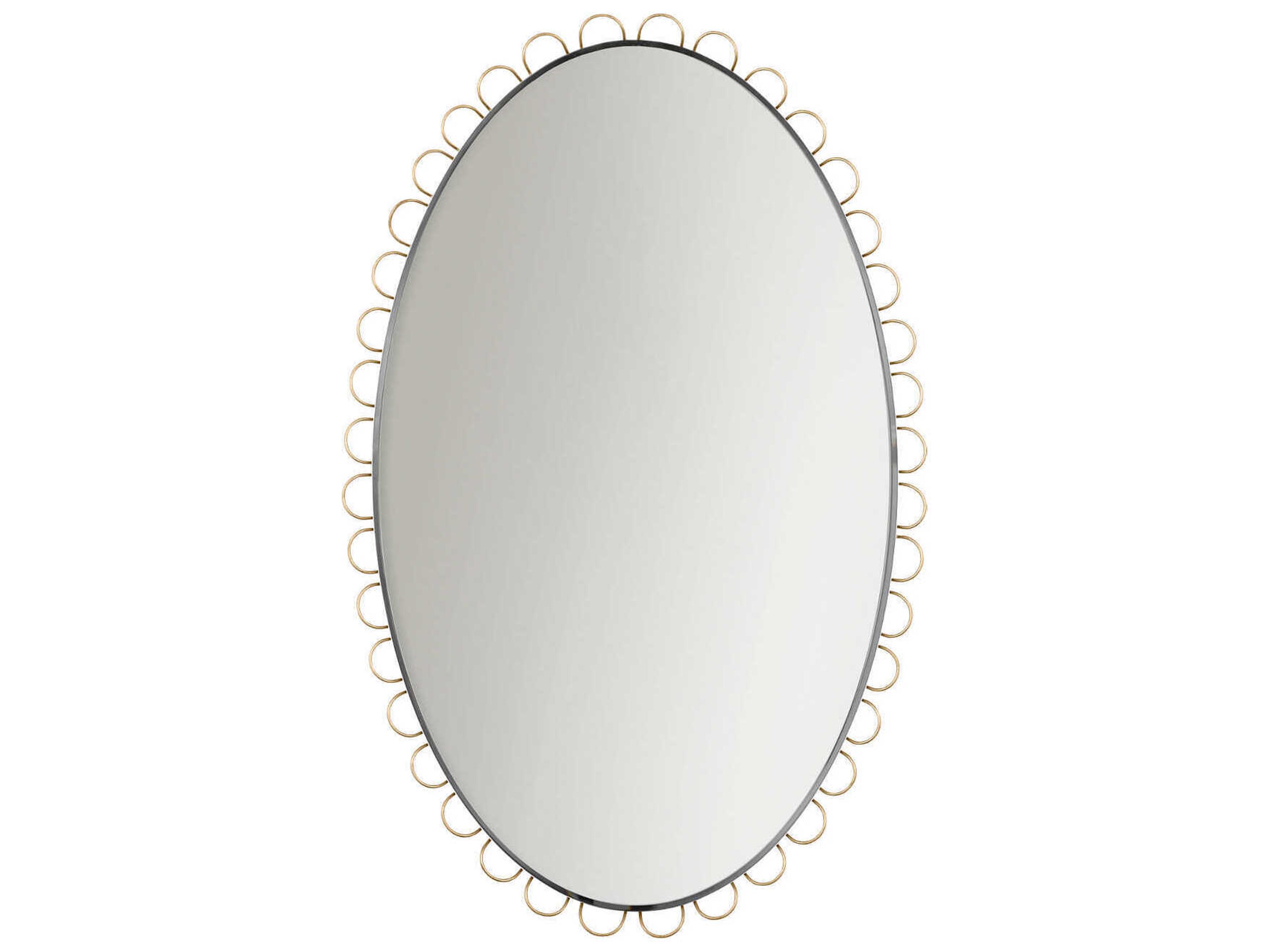 Tirreno Gild Oval Wall Mirror