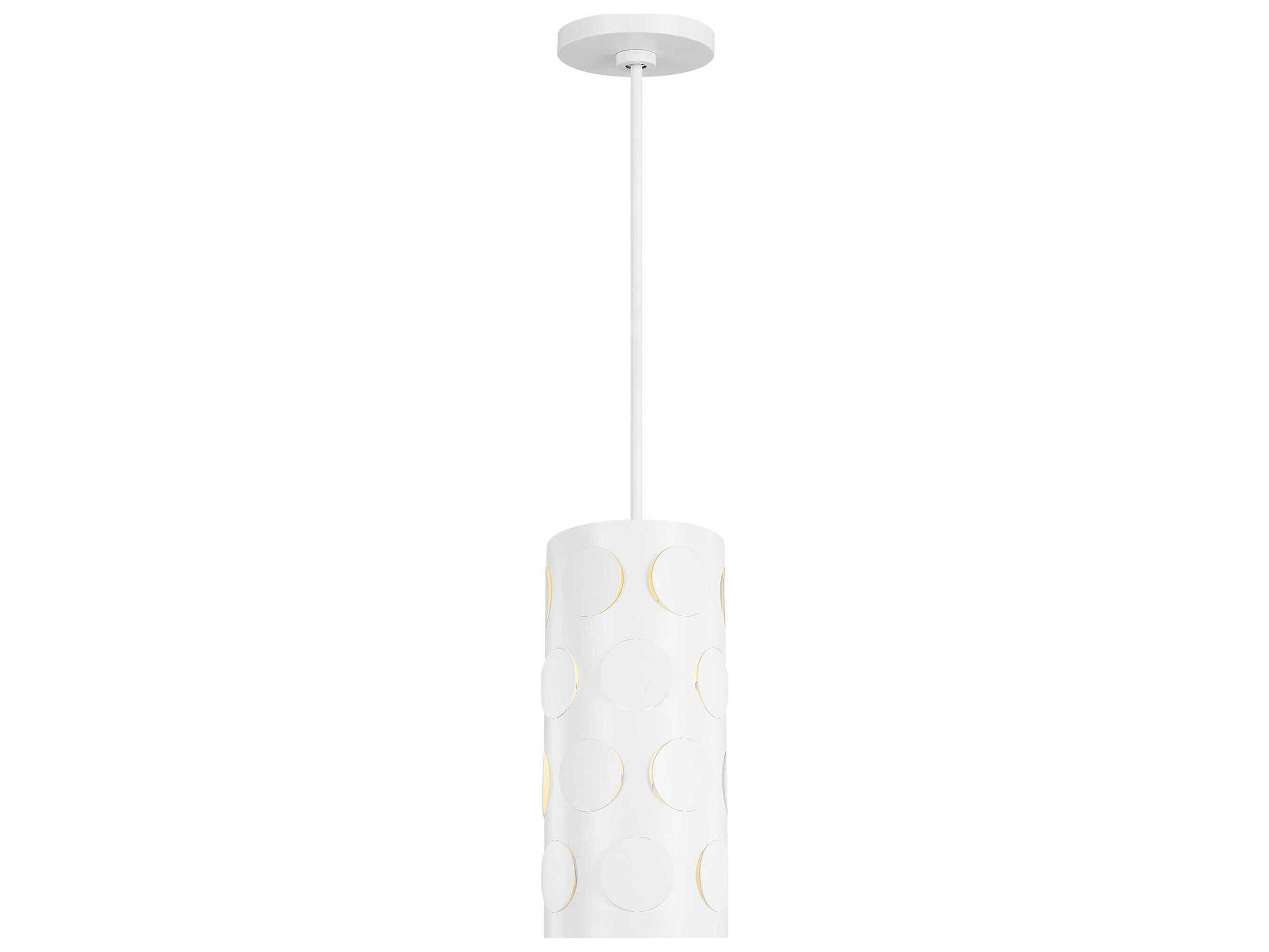 Small Pendant Dottie Matte White Steel