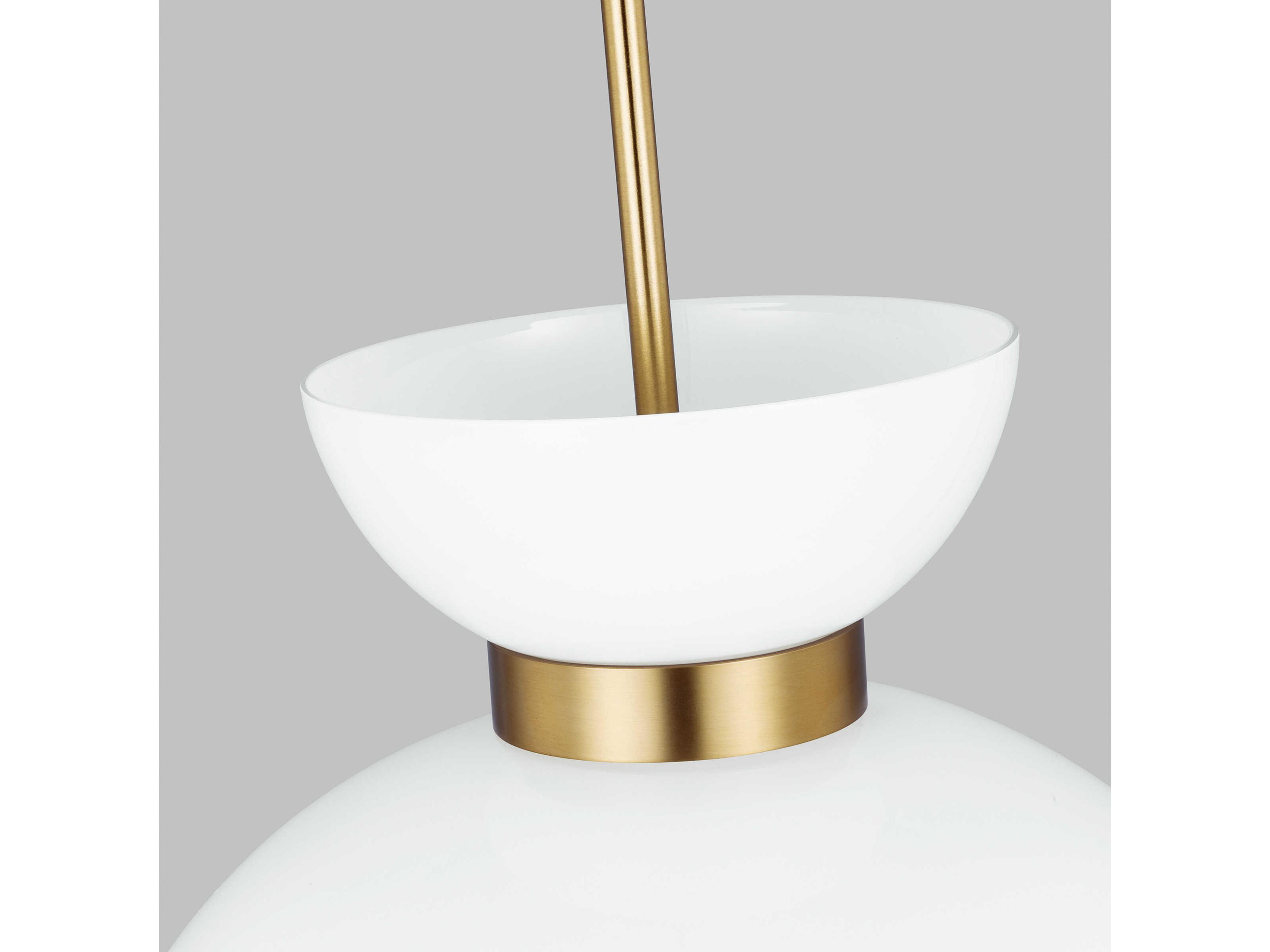 Visual Comfort Studio Londyn 1-Light Burnished Brass Pendant