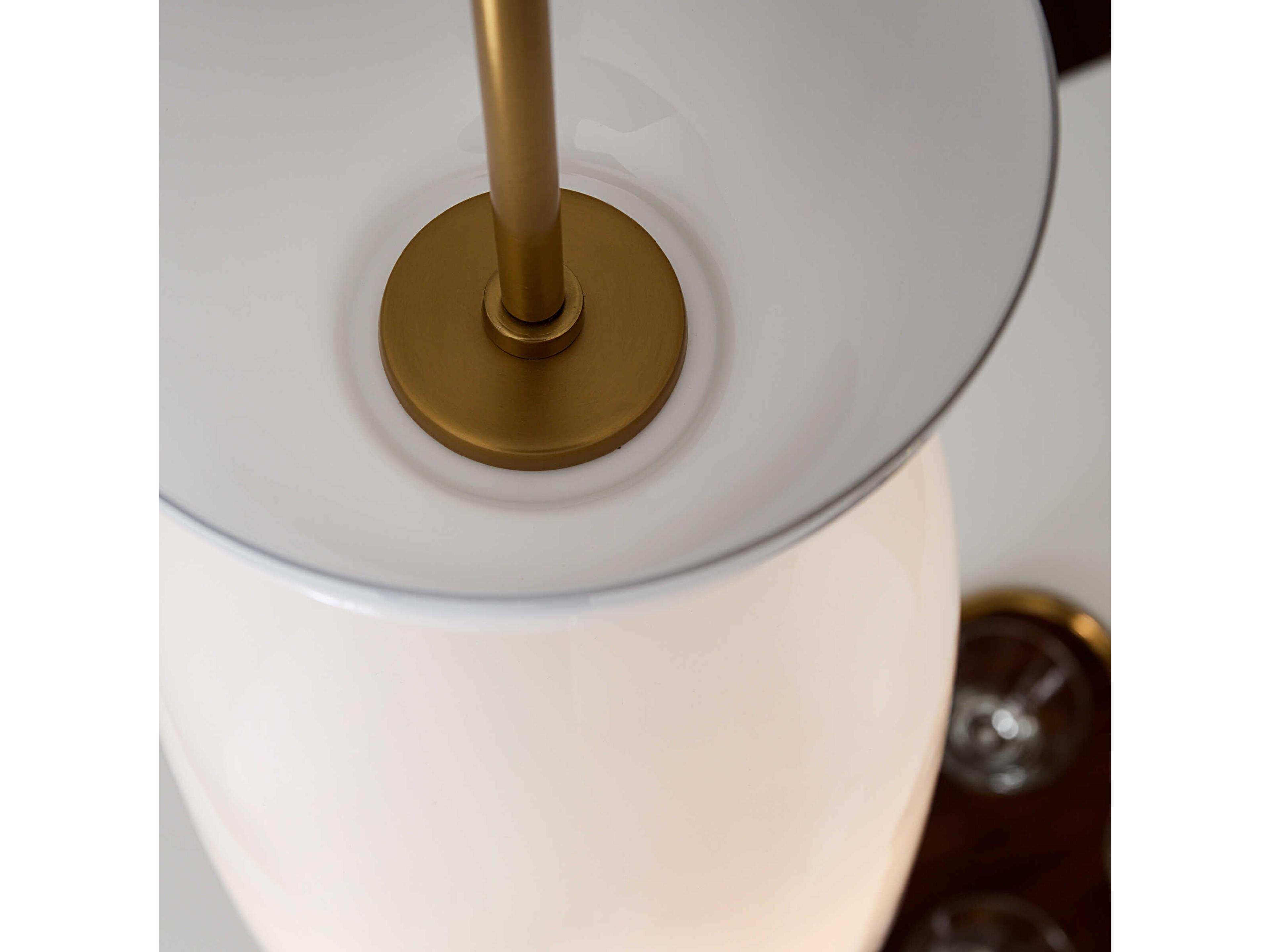 Visual Comfort Studio Londyn 1-Light Burnished Brass Bell Mini Pendant
