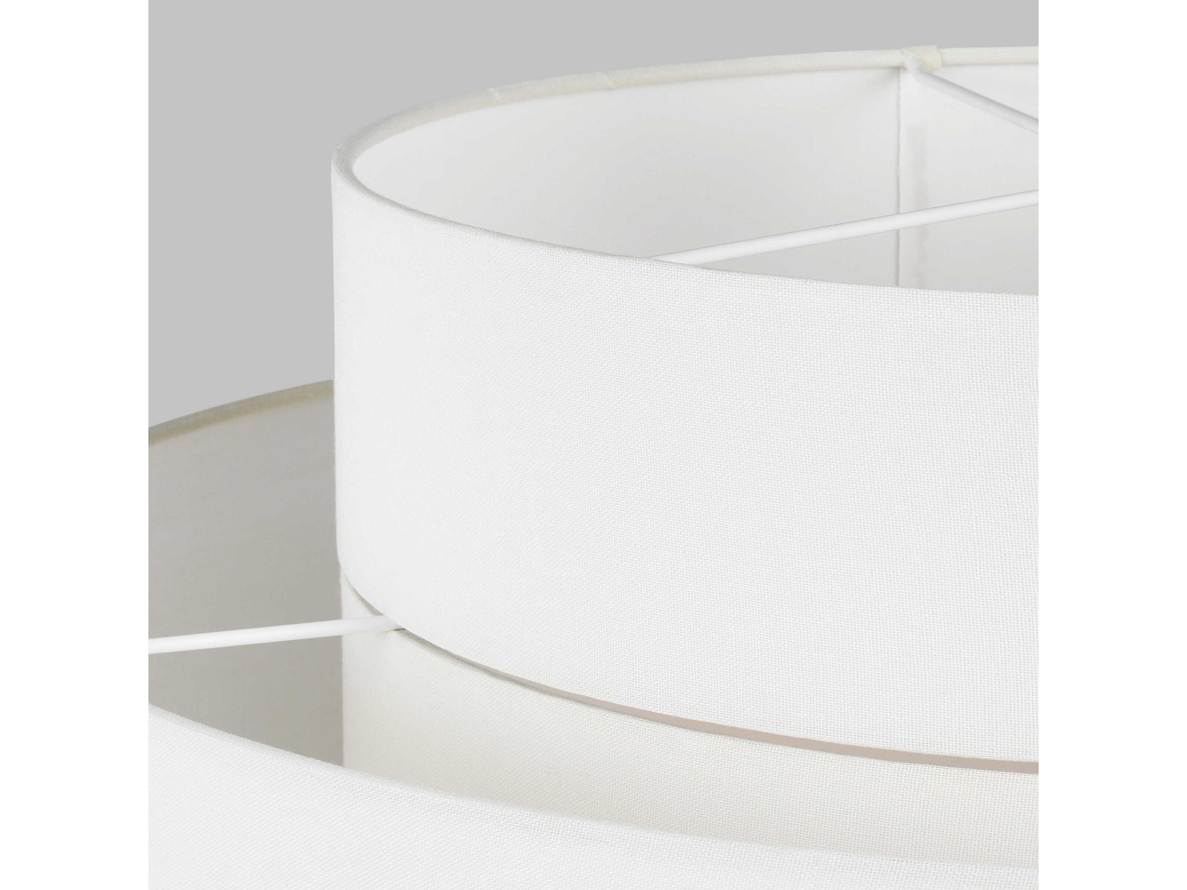 Visual Comfort Studio Sawyer 3-Light Midnight Black White Pendant