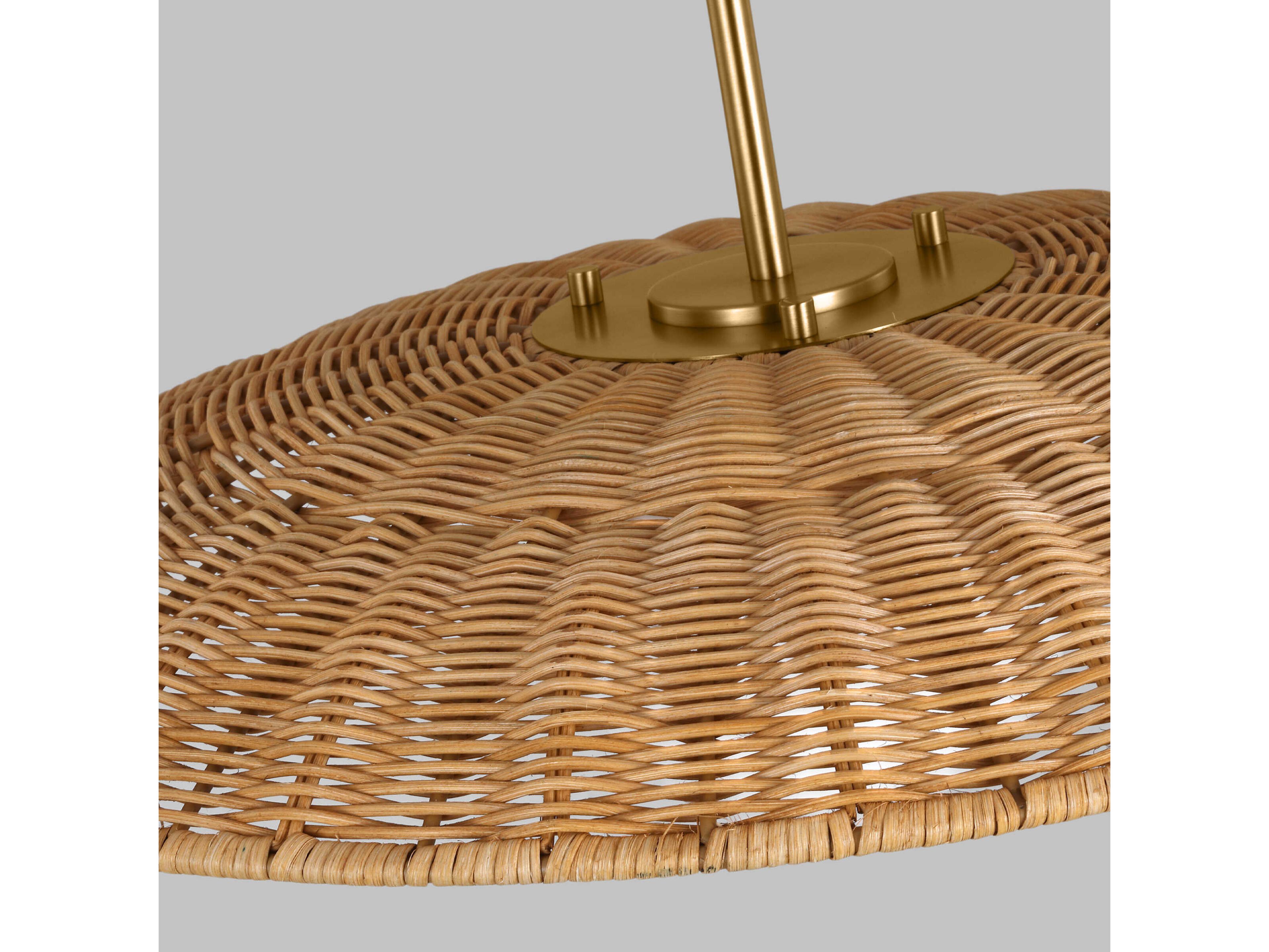 Visual Comfort Studio Mari 1-Light Burnished Brass Globe Pendant